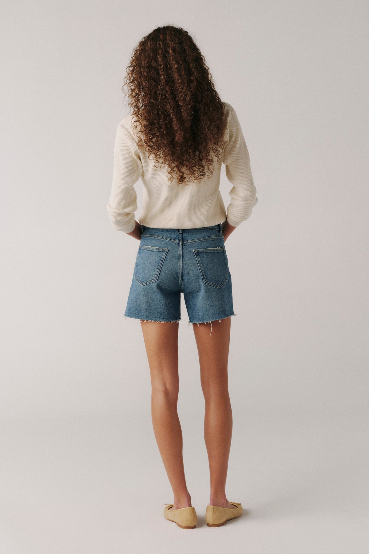 VVI - RELAXED JEAN SHORT | EARTH MOTHER