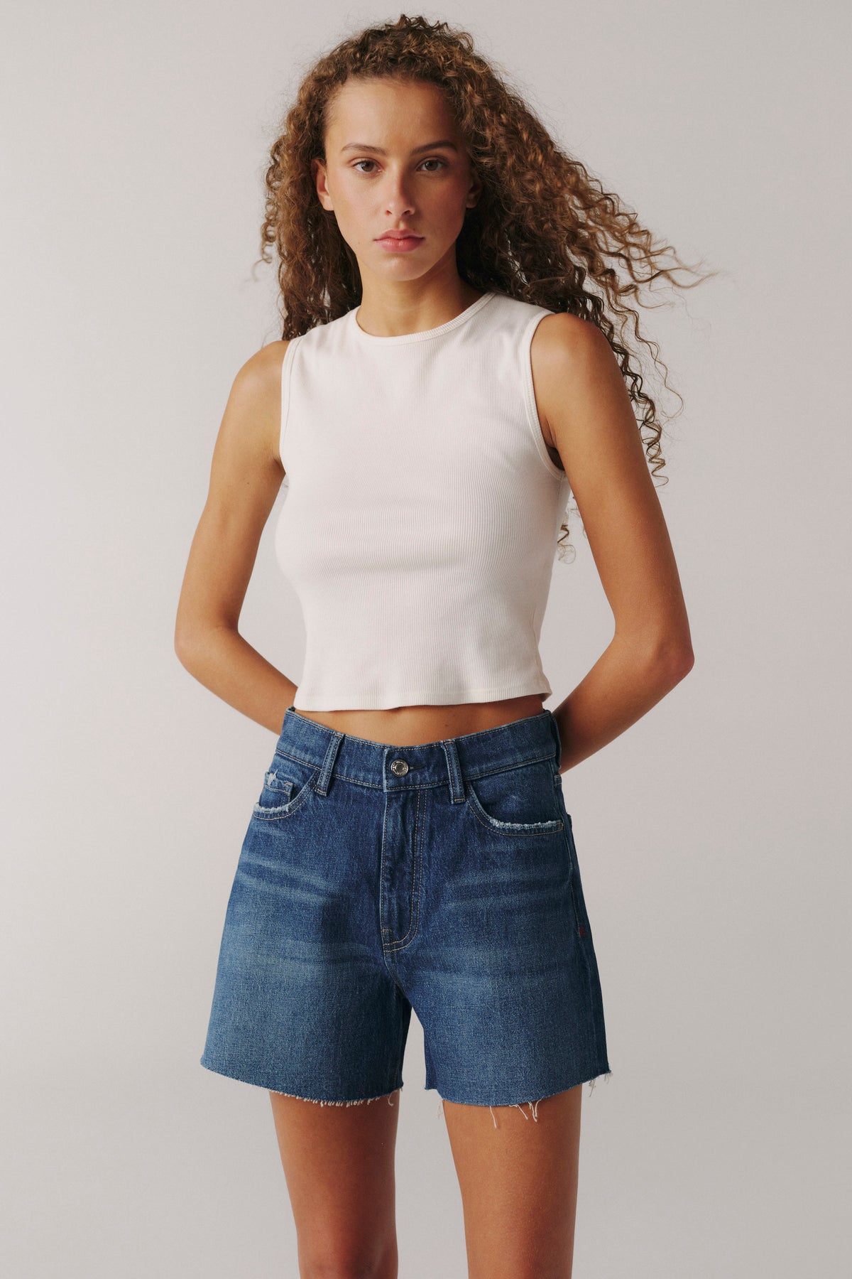 VVI - RELAXED JEAN SHORT | MERMAID BLUES