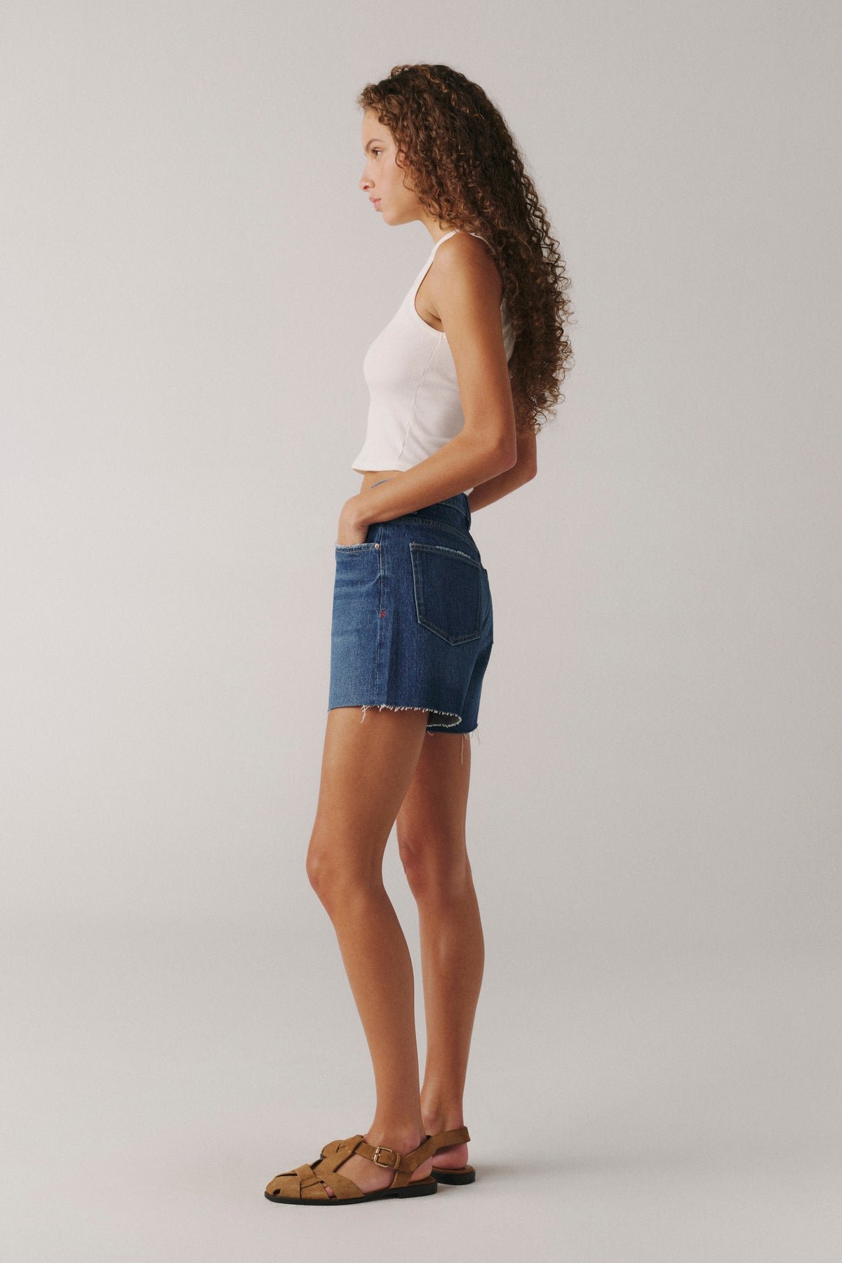 VVI - RELAXED JEAN SHORT | MERMAID BLUES