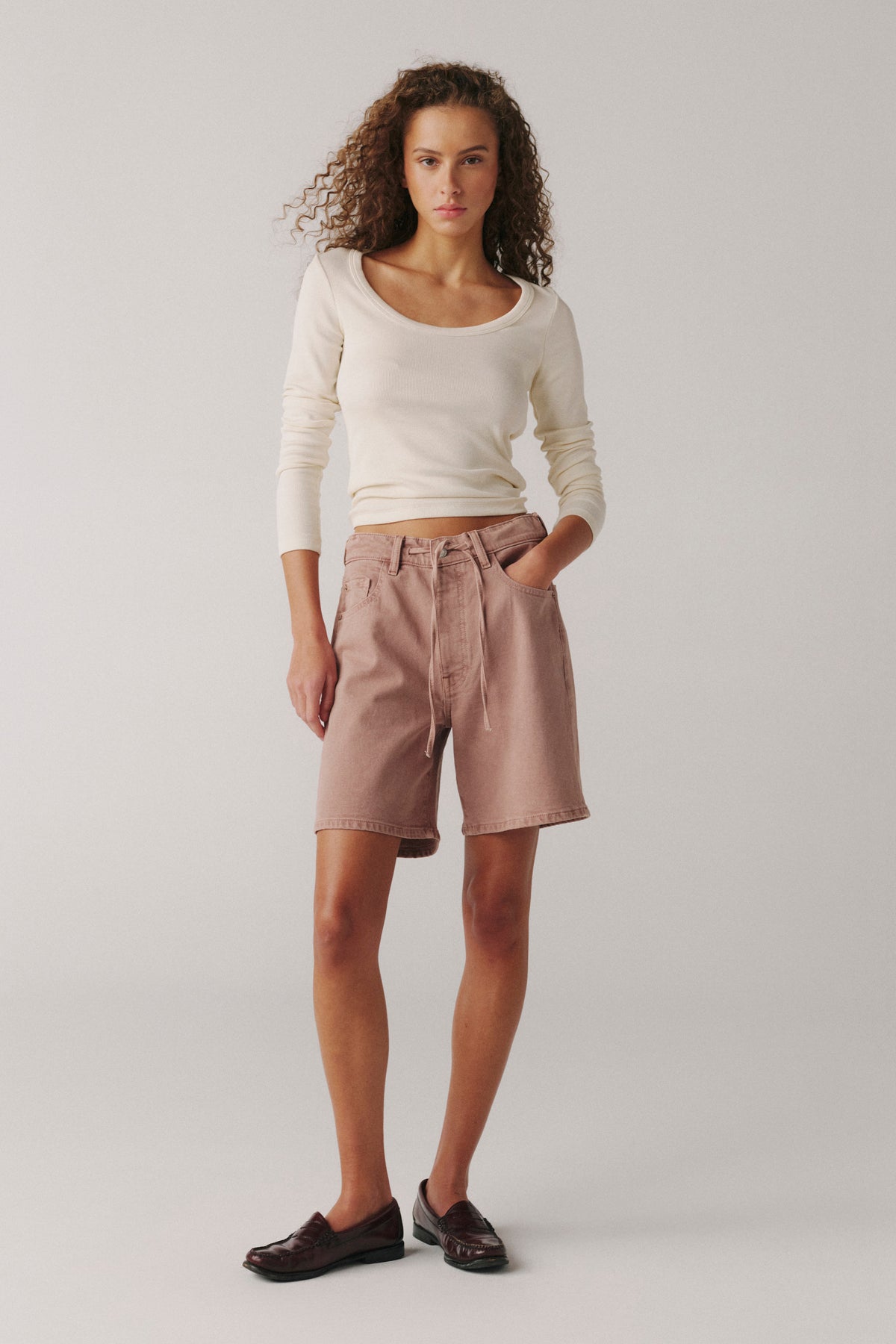 BNA - SOFT CURVE SHORT | ROSEWOOD