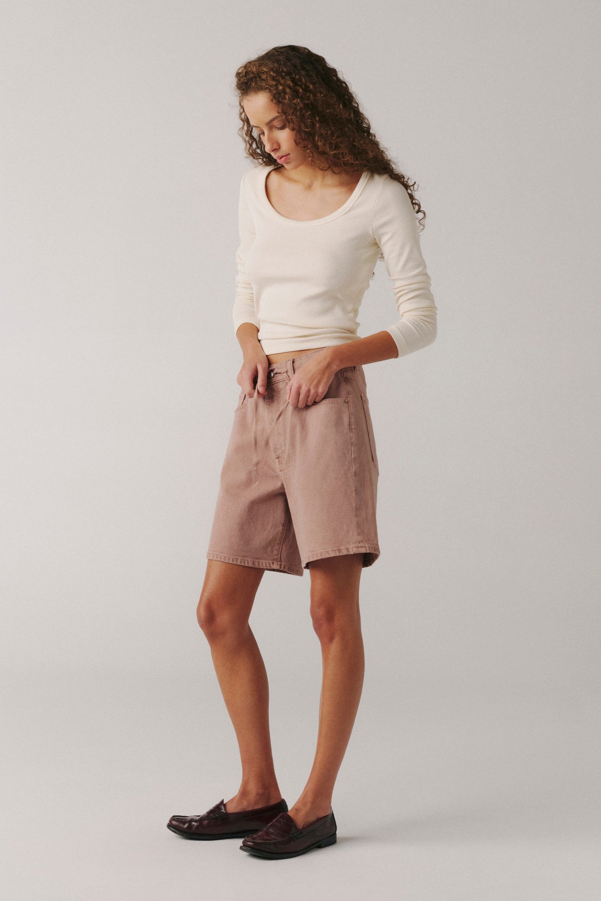 BNA - SOFT CURVE SHORT | ROSEWOOD