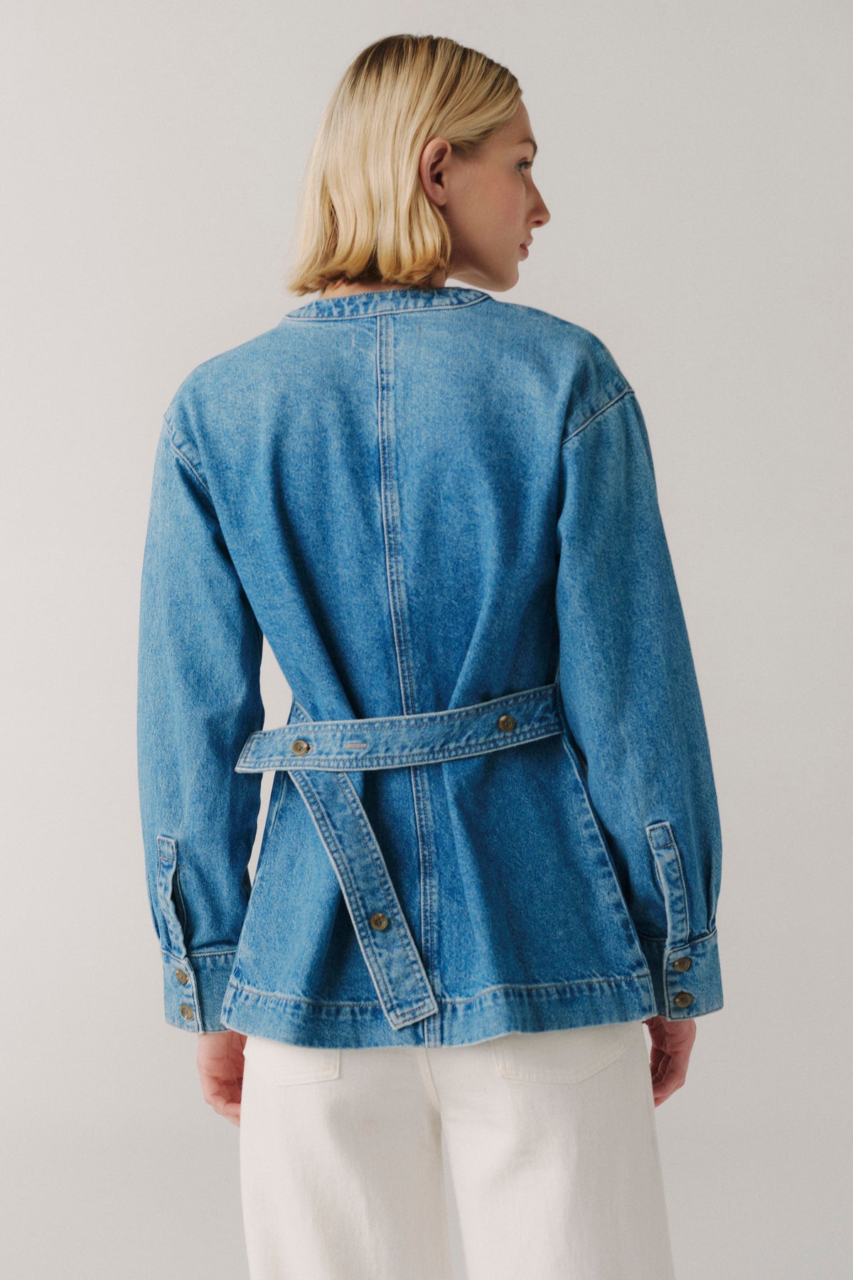 THE NEW YORKER DENIM SHIRT | CALIFORNIA SUN