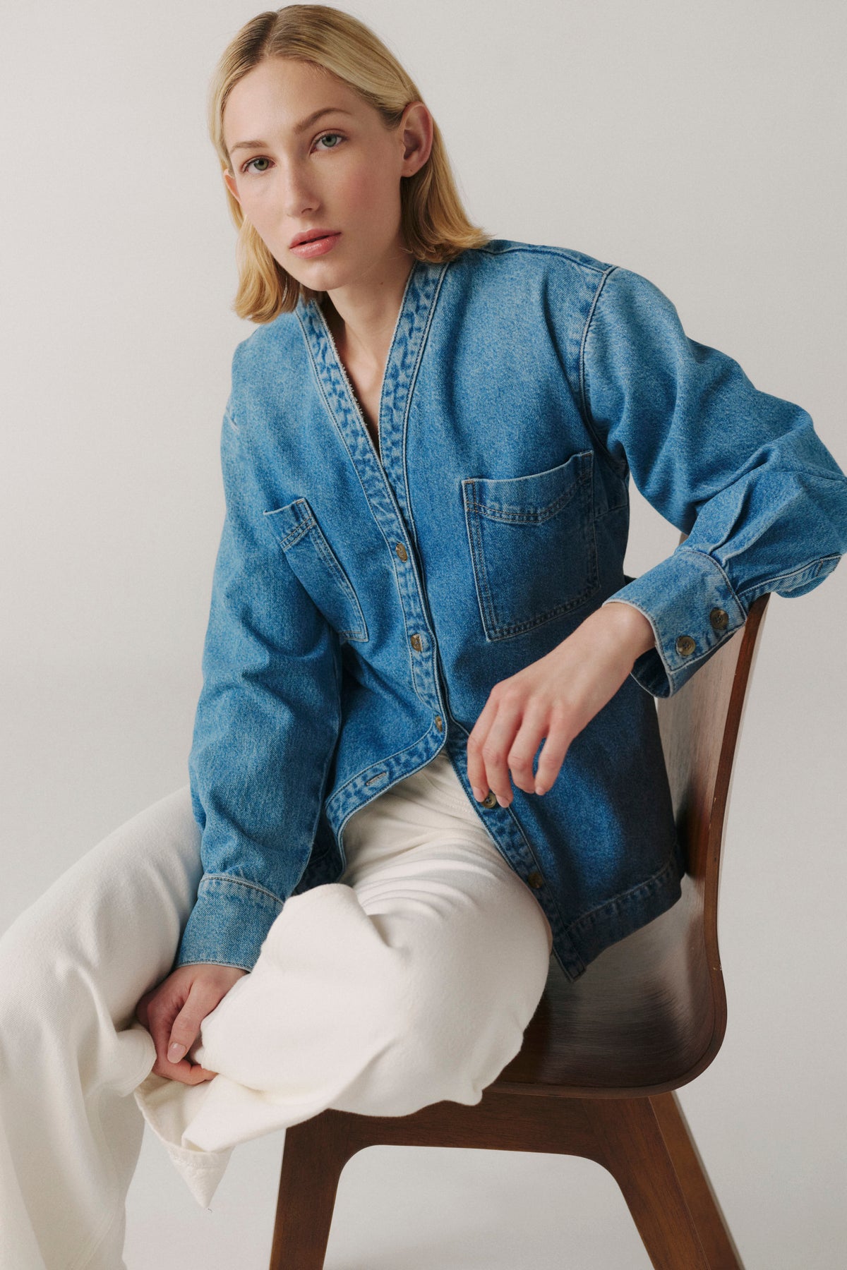 THE NEW YORKER DENIM SHIRT | CALIFORNIA SUN