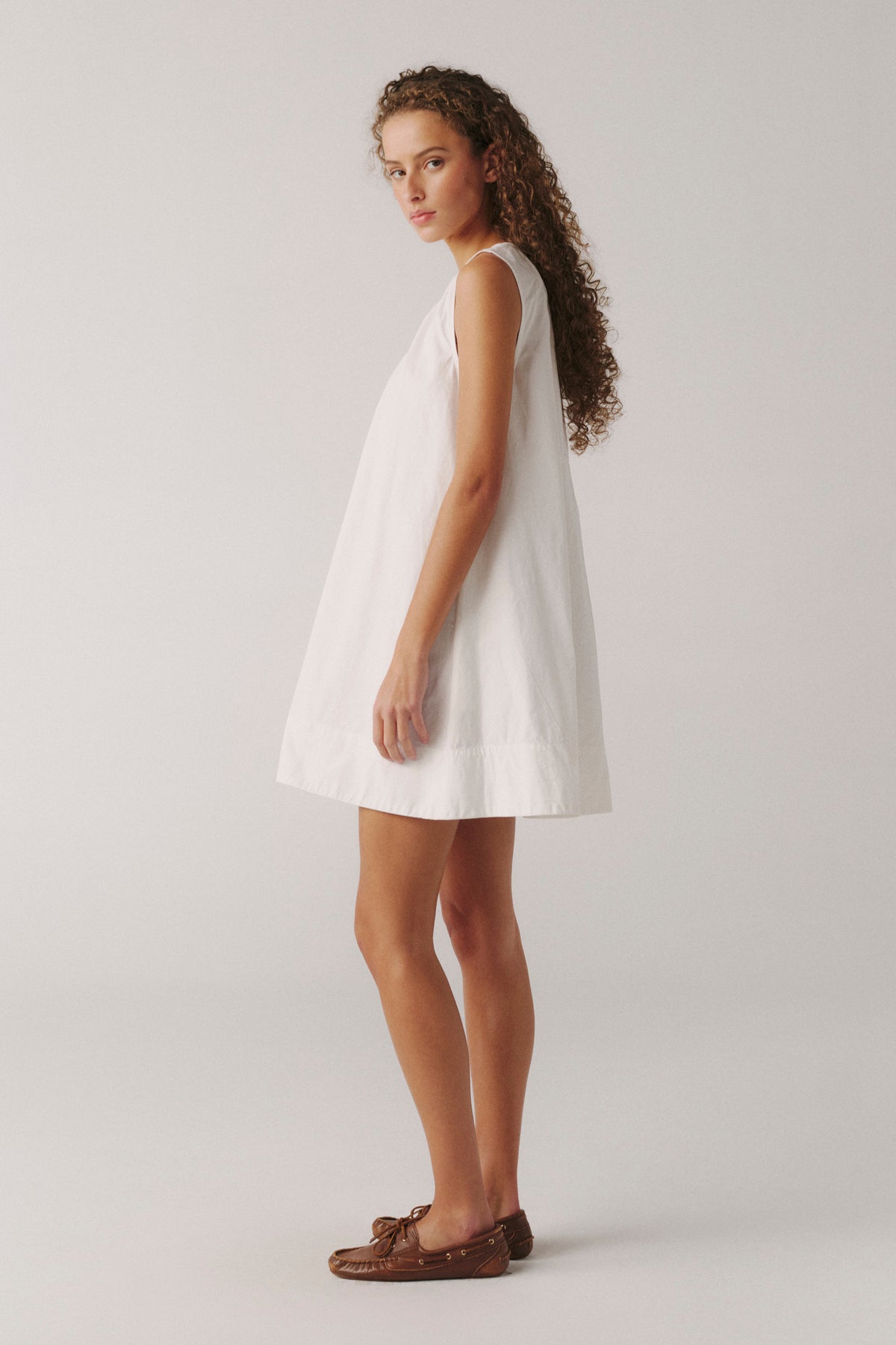MEADOWLINE - POPLIN DRESS | OPTIC