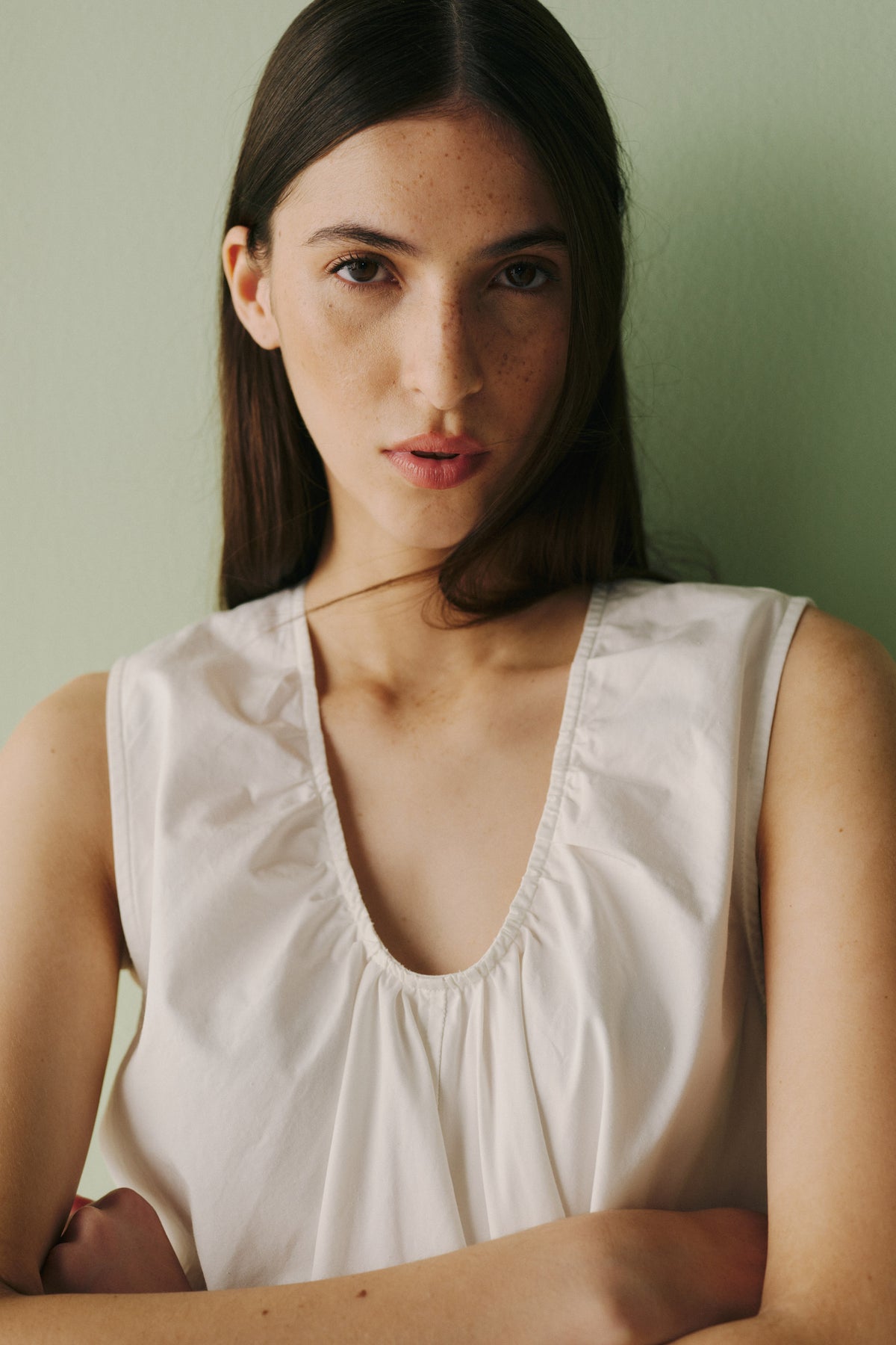 WARP + WEFT | MEADOWLINE - POPLIN DRESS | OPTIC WARP + WEFT | MEADOWLINE - POPLIN DRESS | OPTIC