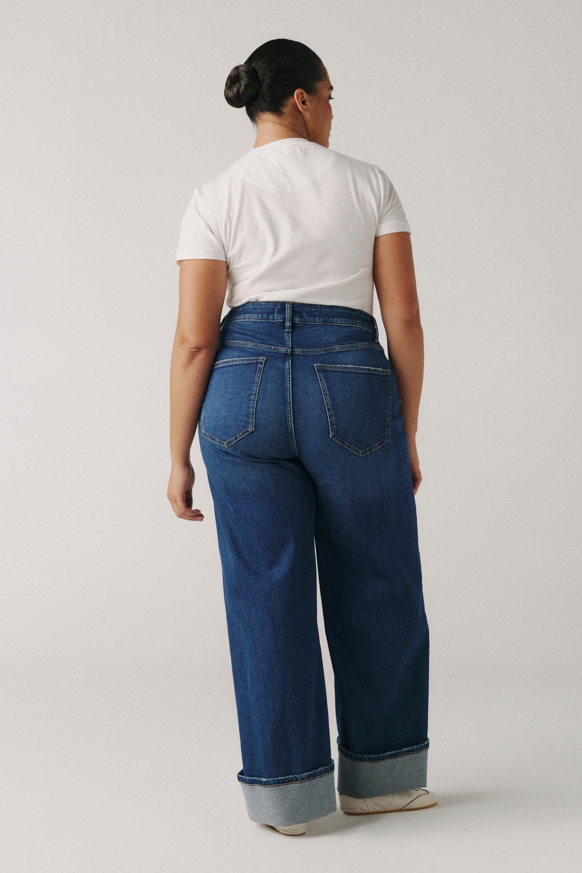 NCE PLUS - WIDE LEG JEANS | DOUBLE CUFF