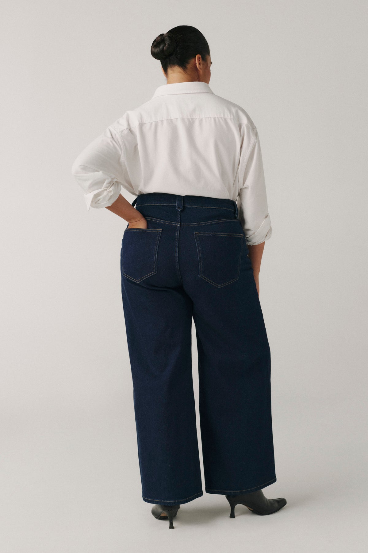 NCE PLUS - WIDE LEG JEANS | NIGHT LIFE