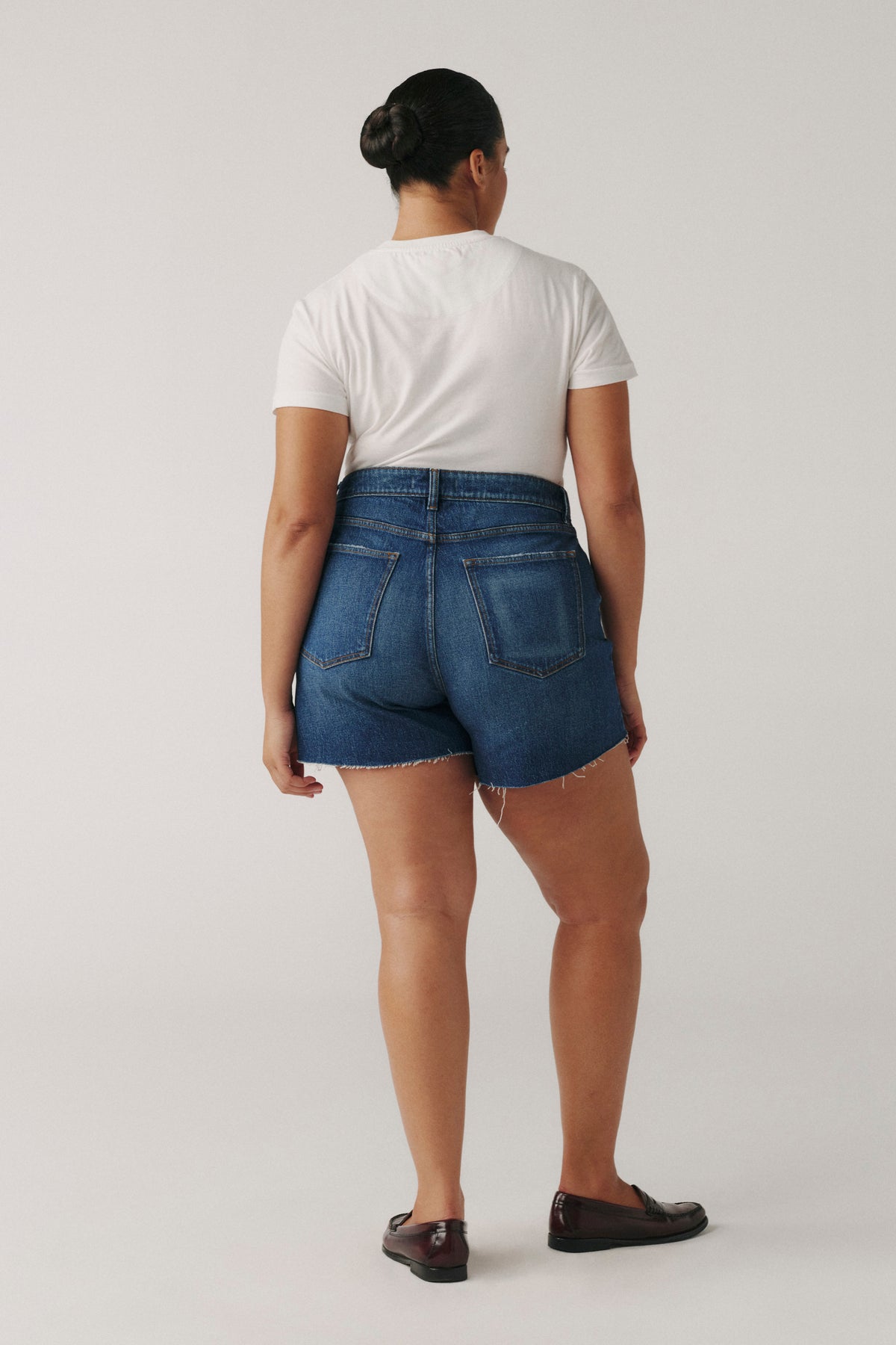 VVI PLUS - RELAXED JEAN SHORT | MERMAID BLUES