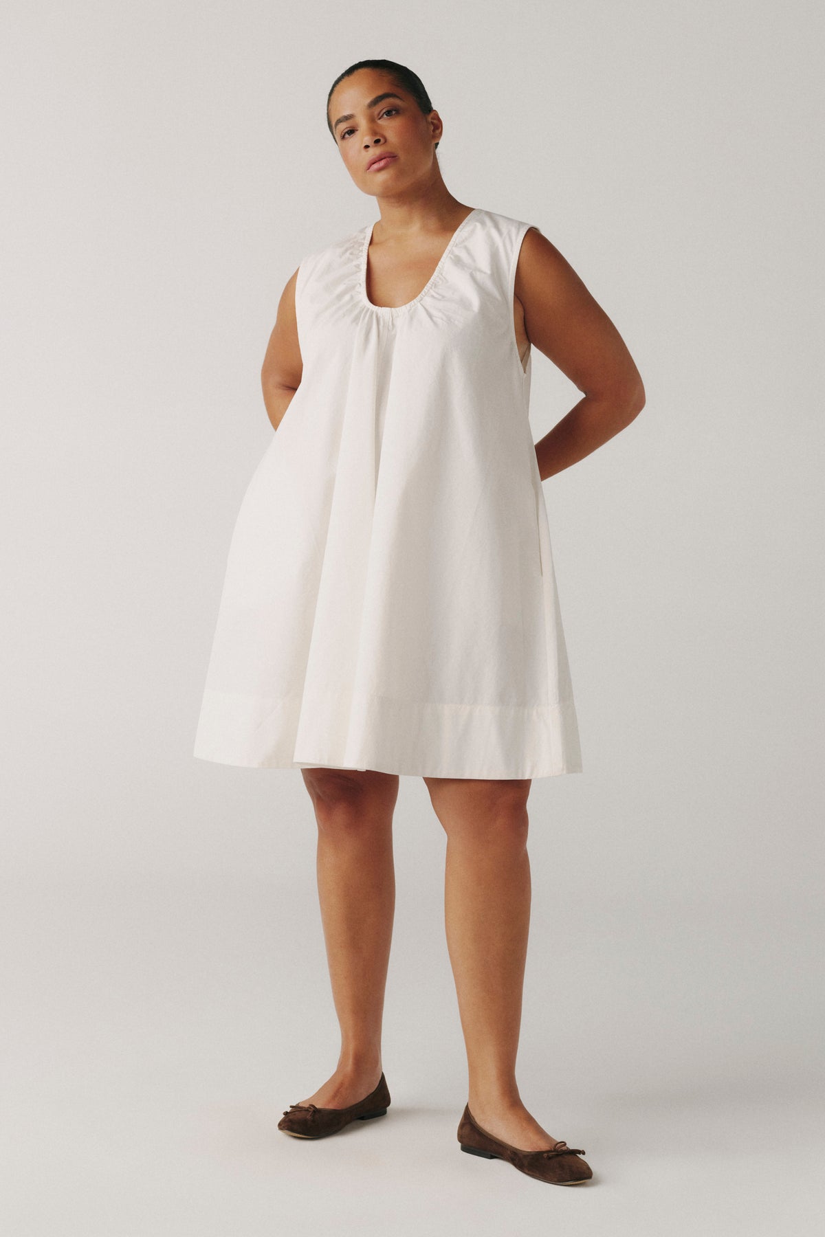 WARP + WEFT | Meadowline Plus - Poplin Dress