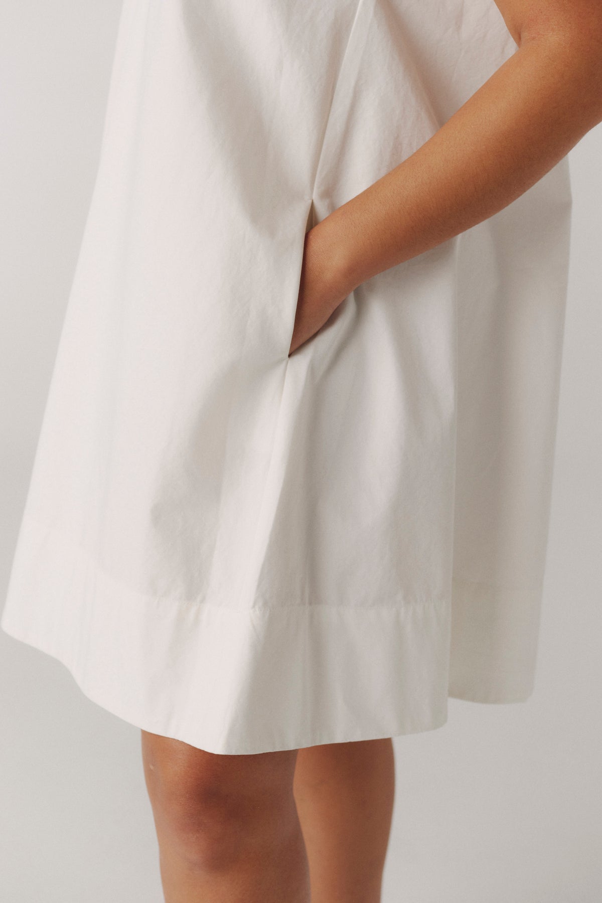 MEADOWLINE PLUS - POPLIN DRESS | OPTIC DRESS