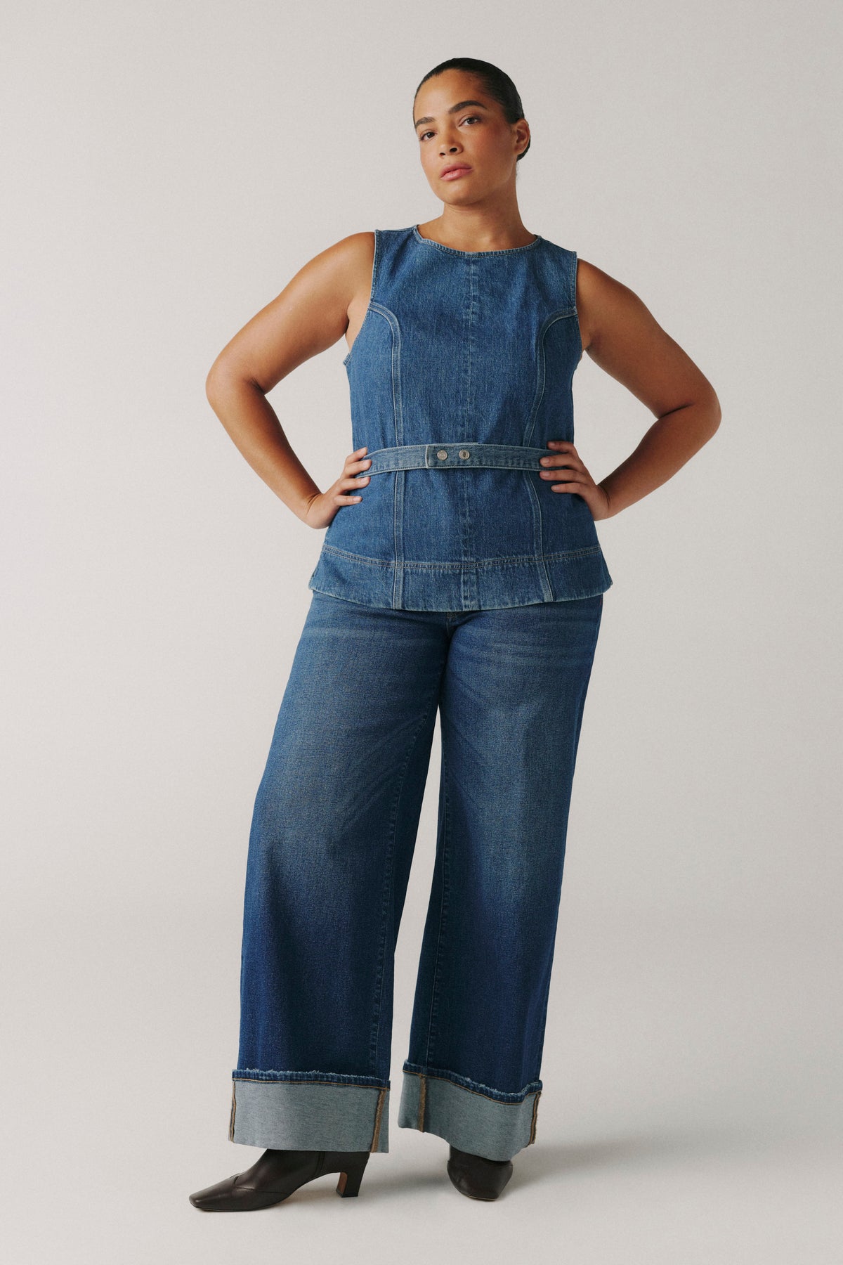 LGA PLUS - DENIM SHIRT | AUTHENTIC BLUES