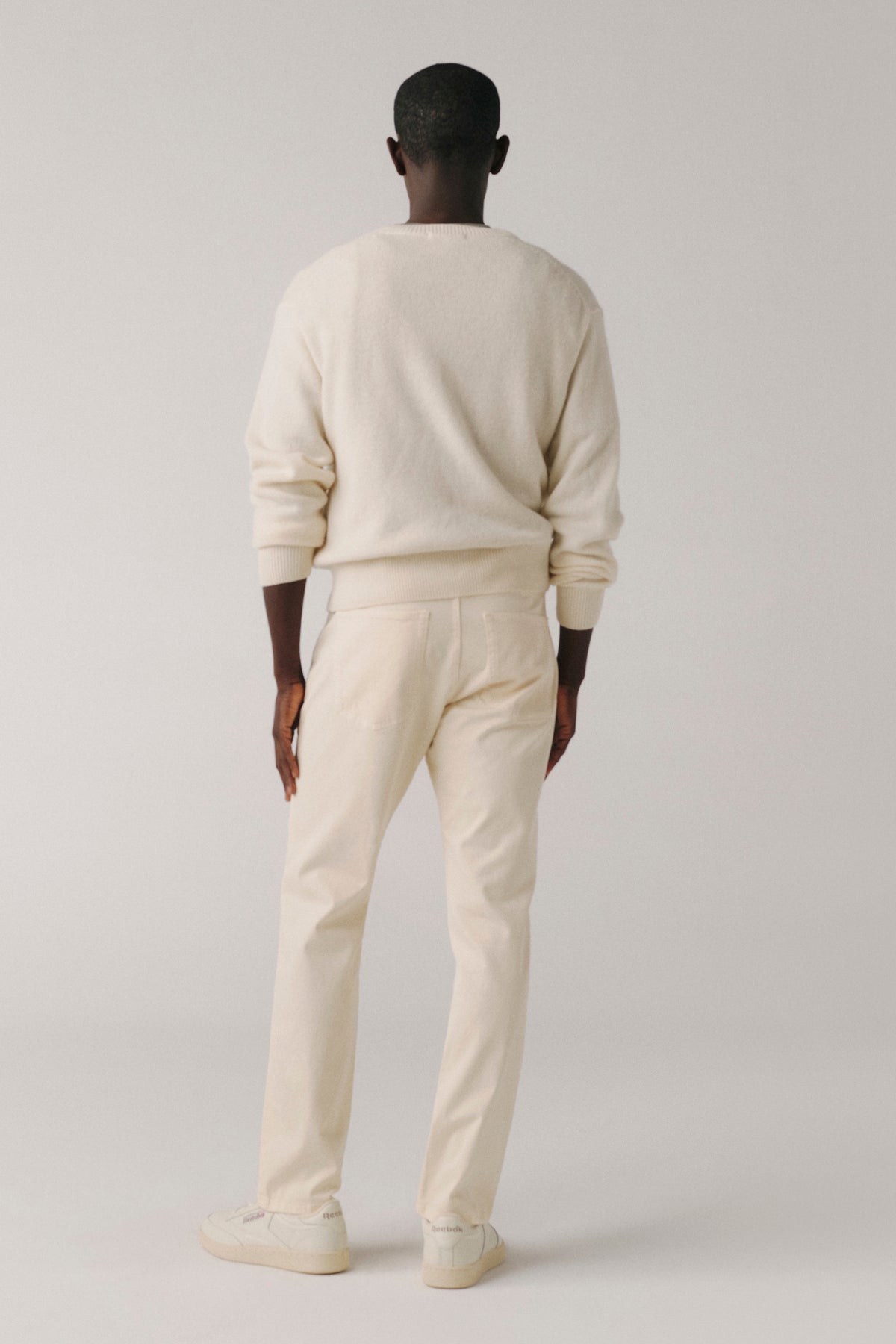 AMS - TWILL SLIM PANTS | BIRCH