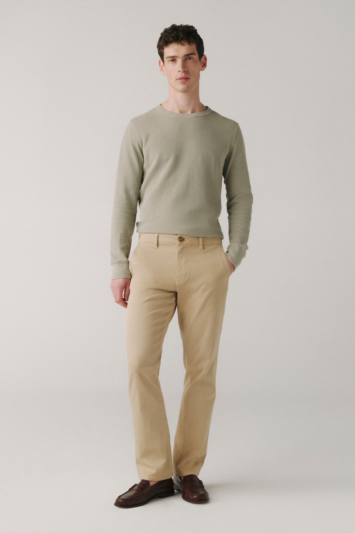 ORD - TWILL TROUSER | WEATHERED OAK