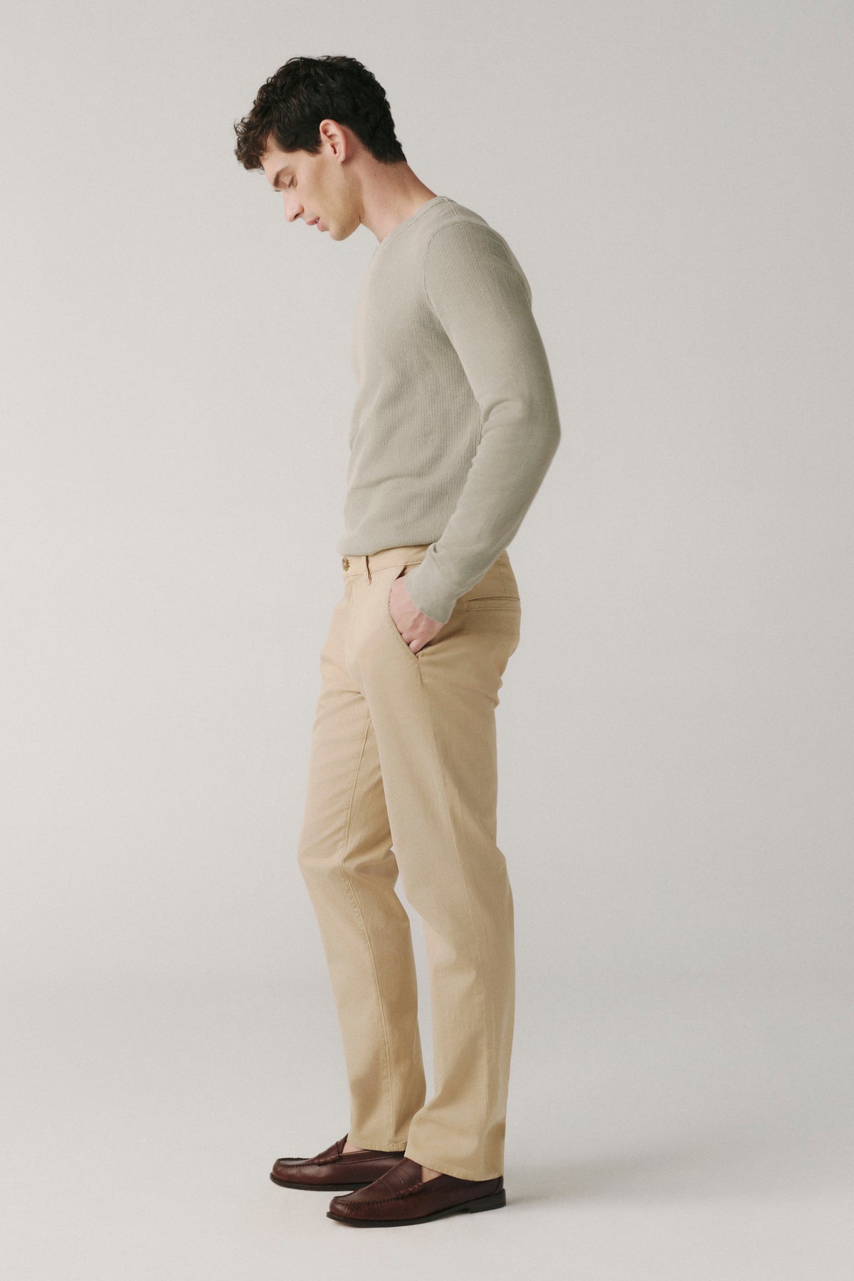 ORD - TWILL TROUSER | WEATHERED OAK