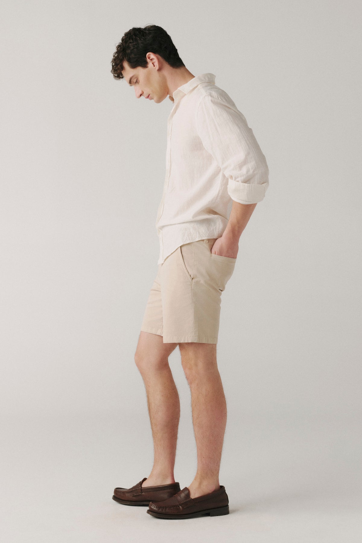 ACT - CHINO SHORT | OXFORD TAN