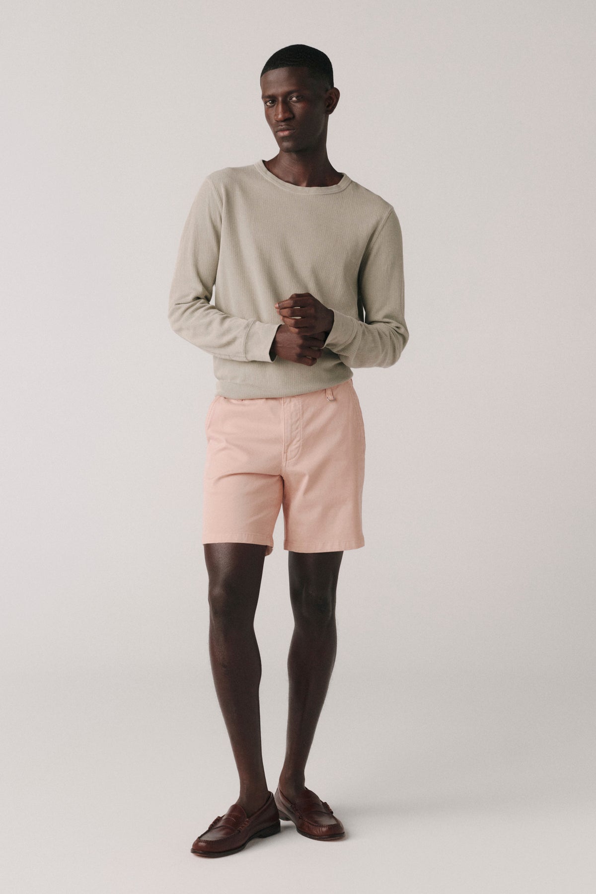 ACT - CHINO SHORT | DUSTED ROSE