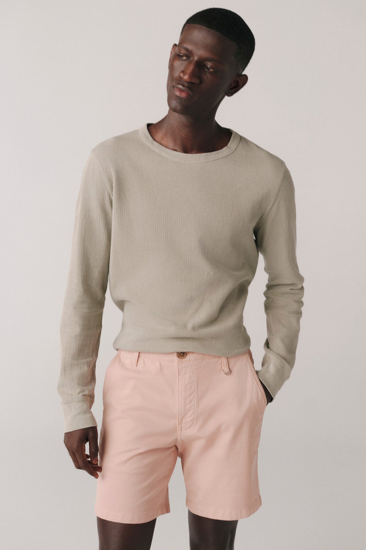 ACT - CHINO SHORT | DUSTED ROSE