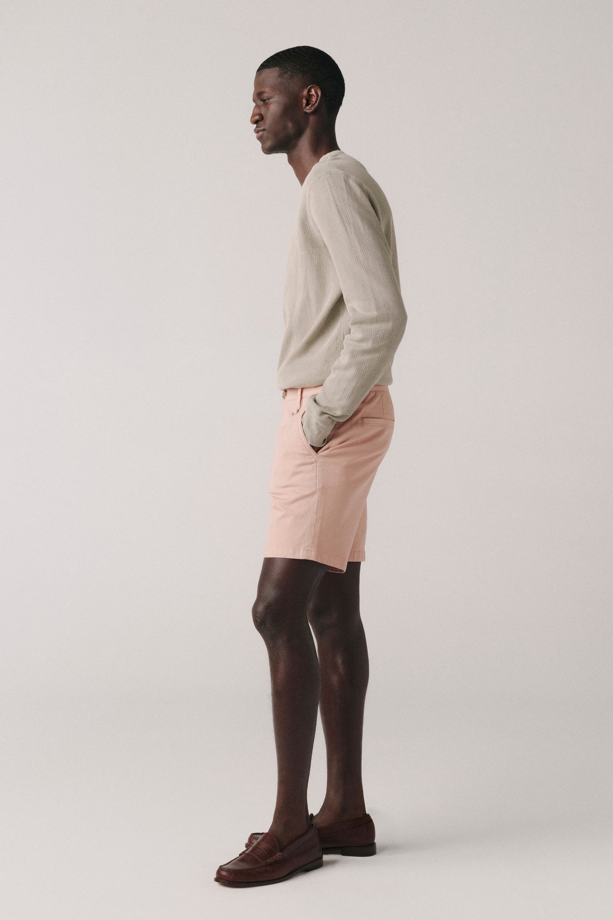 ACT - CHINO SHORT | DUSTED ROSE