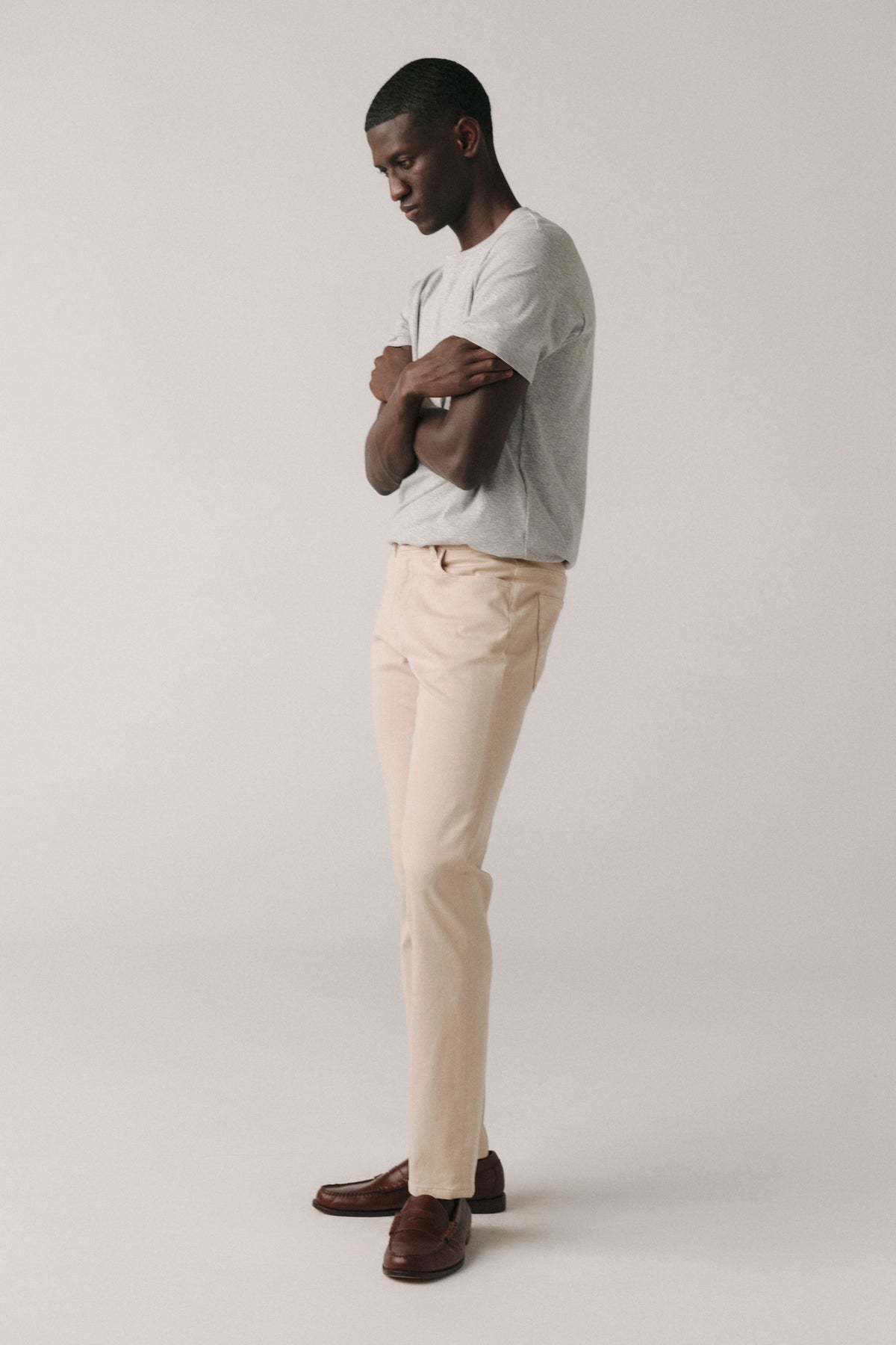 AMS - SLIM JEANS | BEIGE STONE