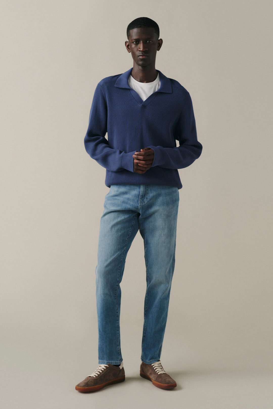 IND Athletic Tapered Jeans in Glow — Warp + Weft