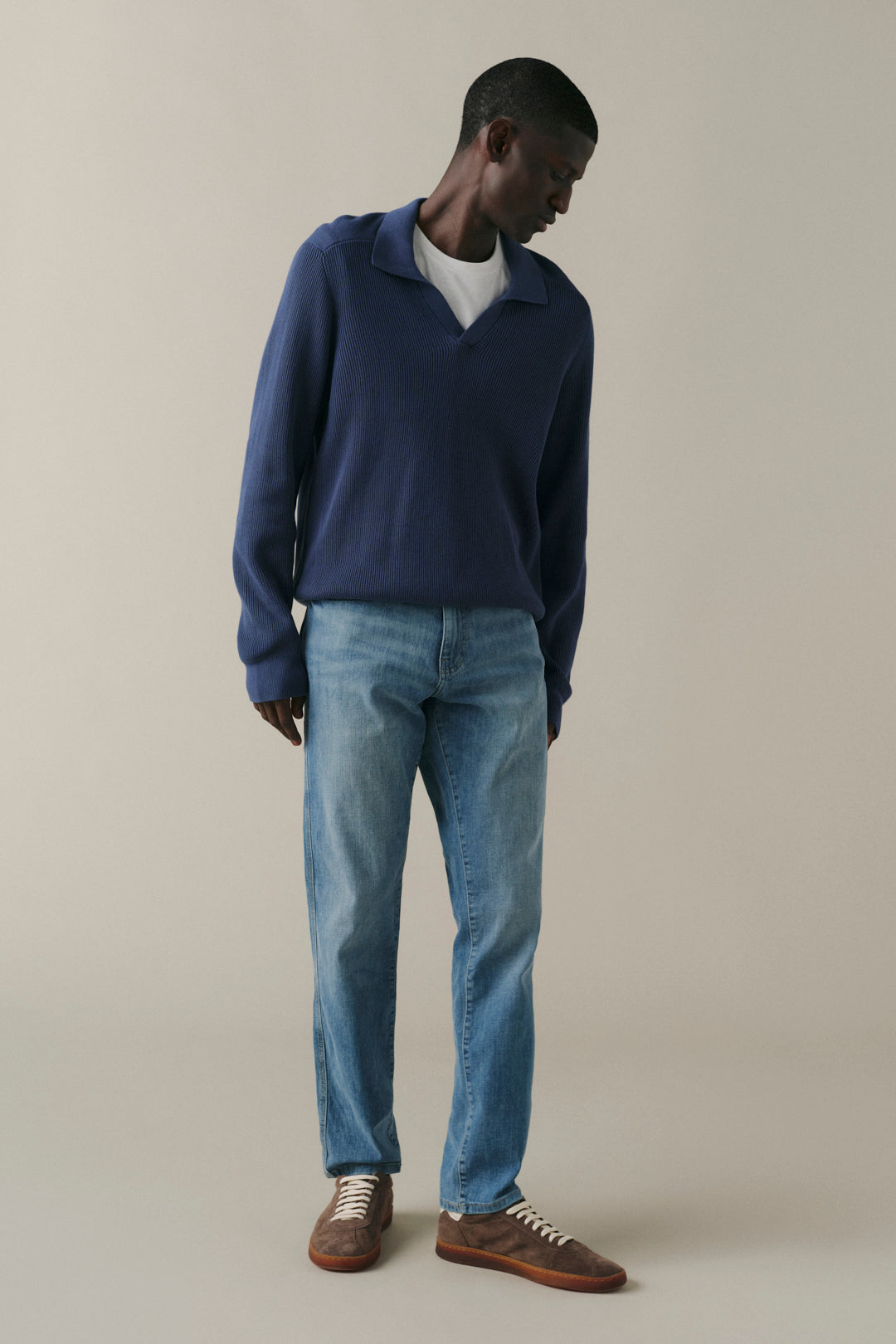 IND Athletic Tapered Jeans in Glow — Warp + Weft