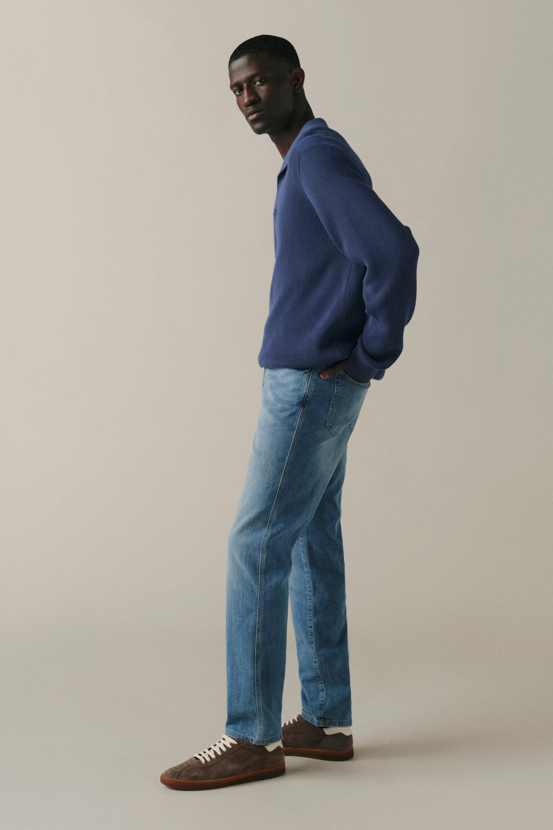 IND Athletic Tapered Jeans in Glow — Warp + Weft