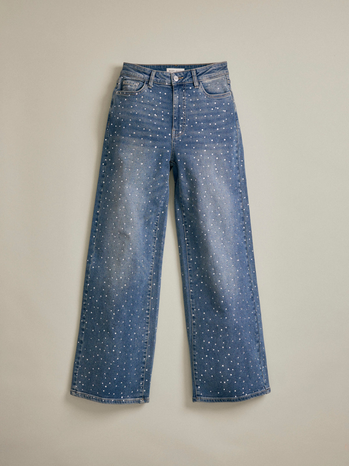NCE - WIDE LEG JEANS | BEJEWELED