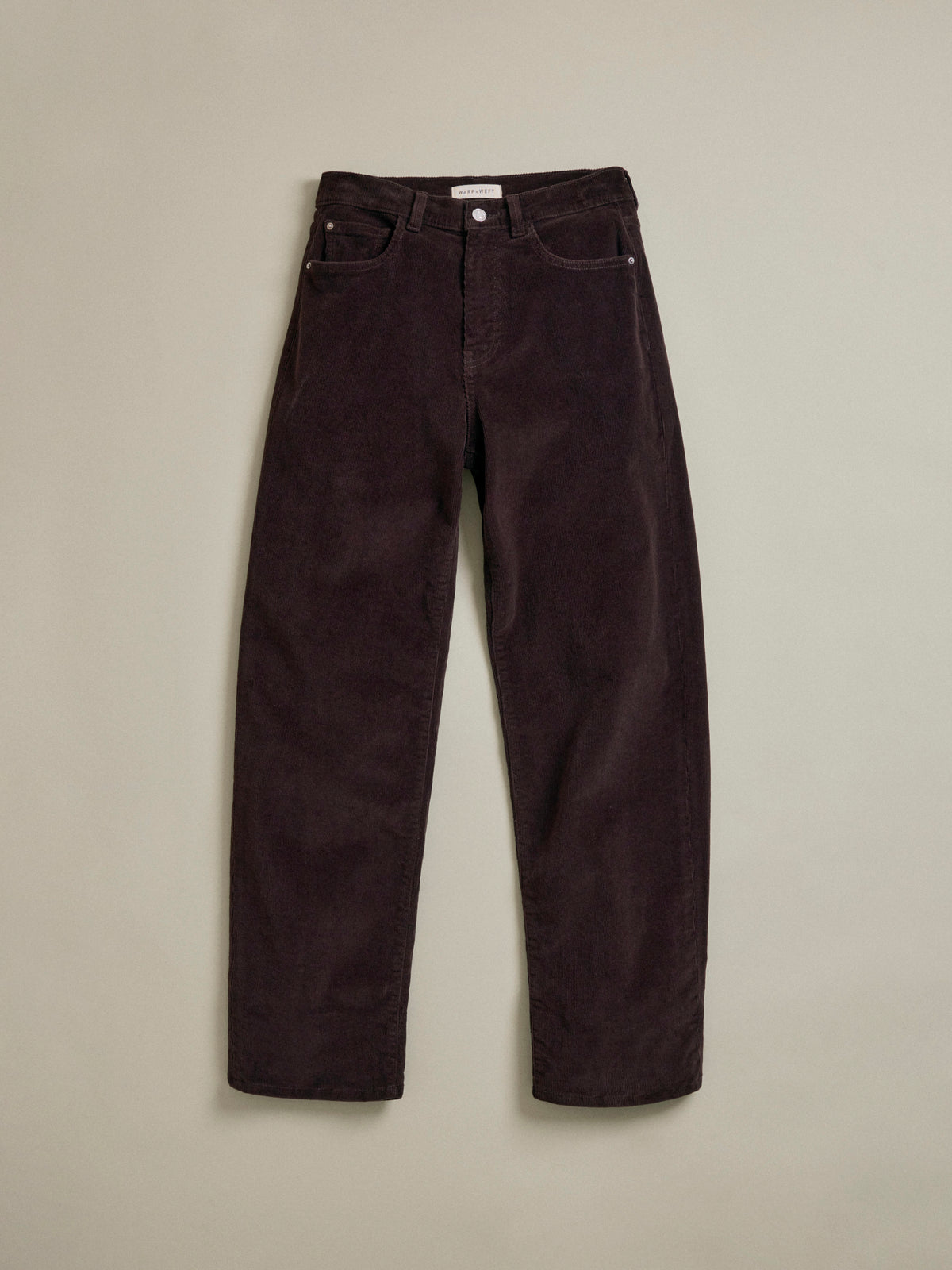 BNA - SOFT CURVE BARREL CORDUROY PANTS | AMERICANO