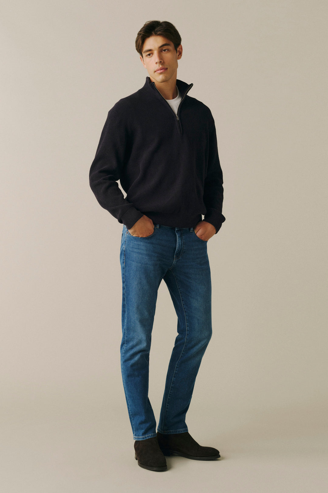 ORD Men's Straight jeans in Living Legend, side view