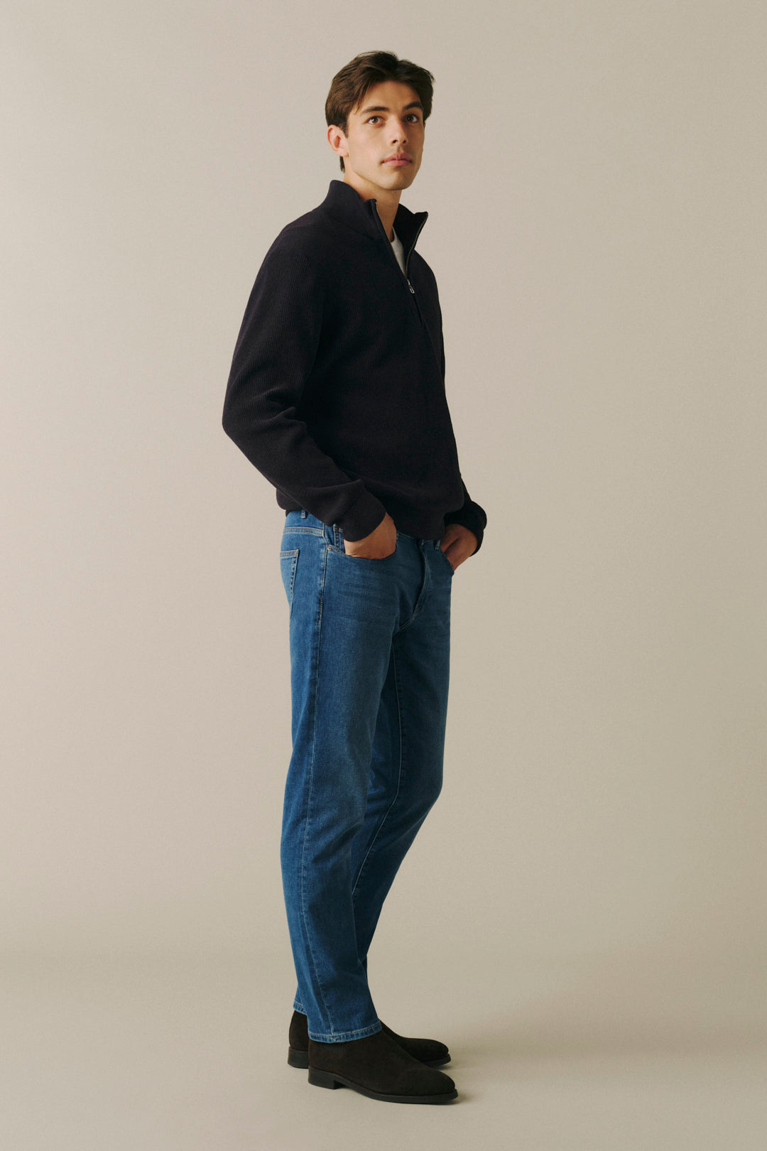 ORD Men's Straight jeans in Living Legend, back view