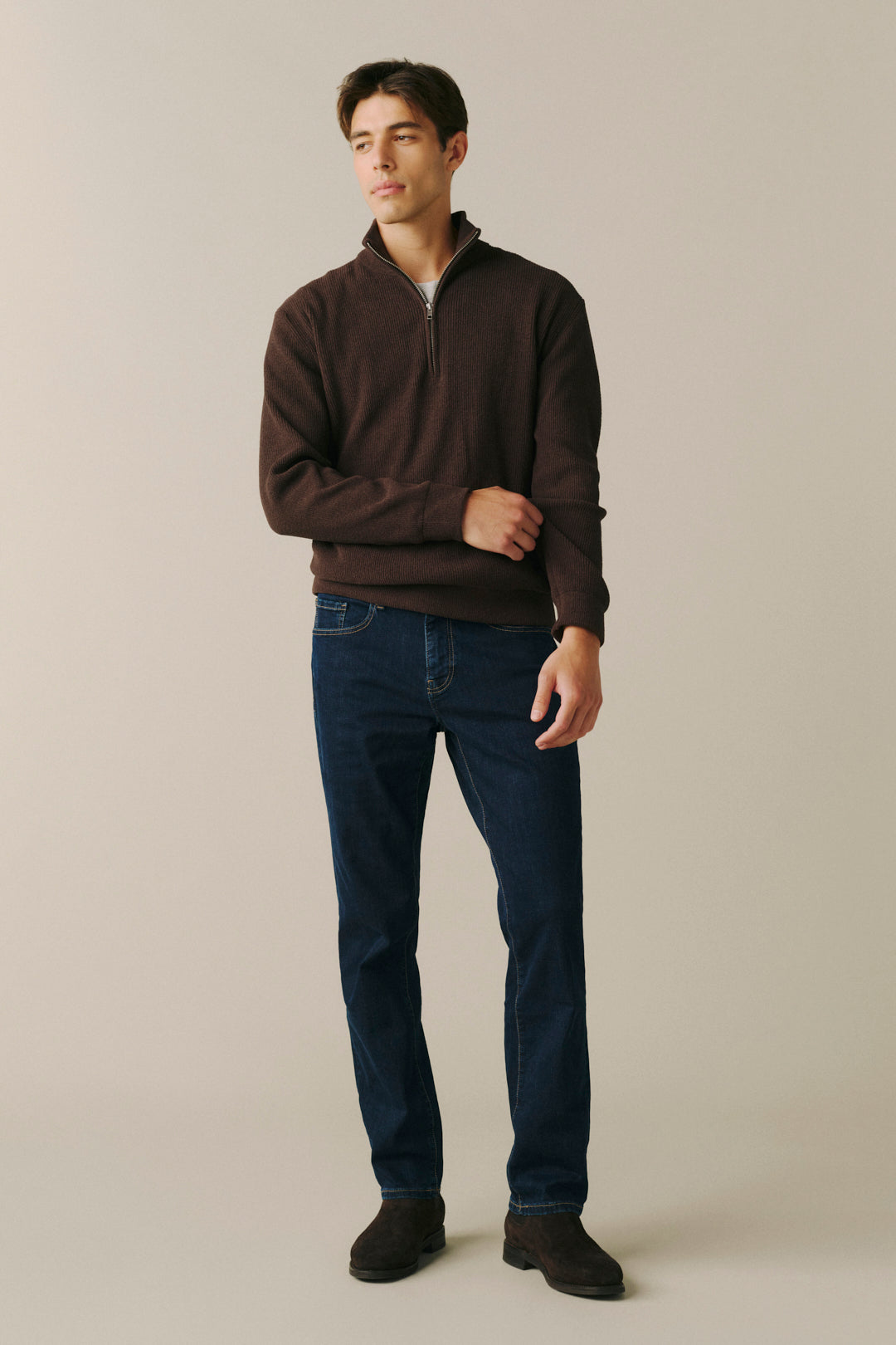 ORD Men's Straight jeans in After Dark, front view