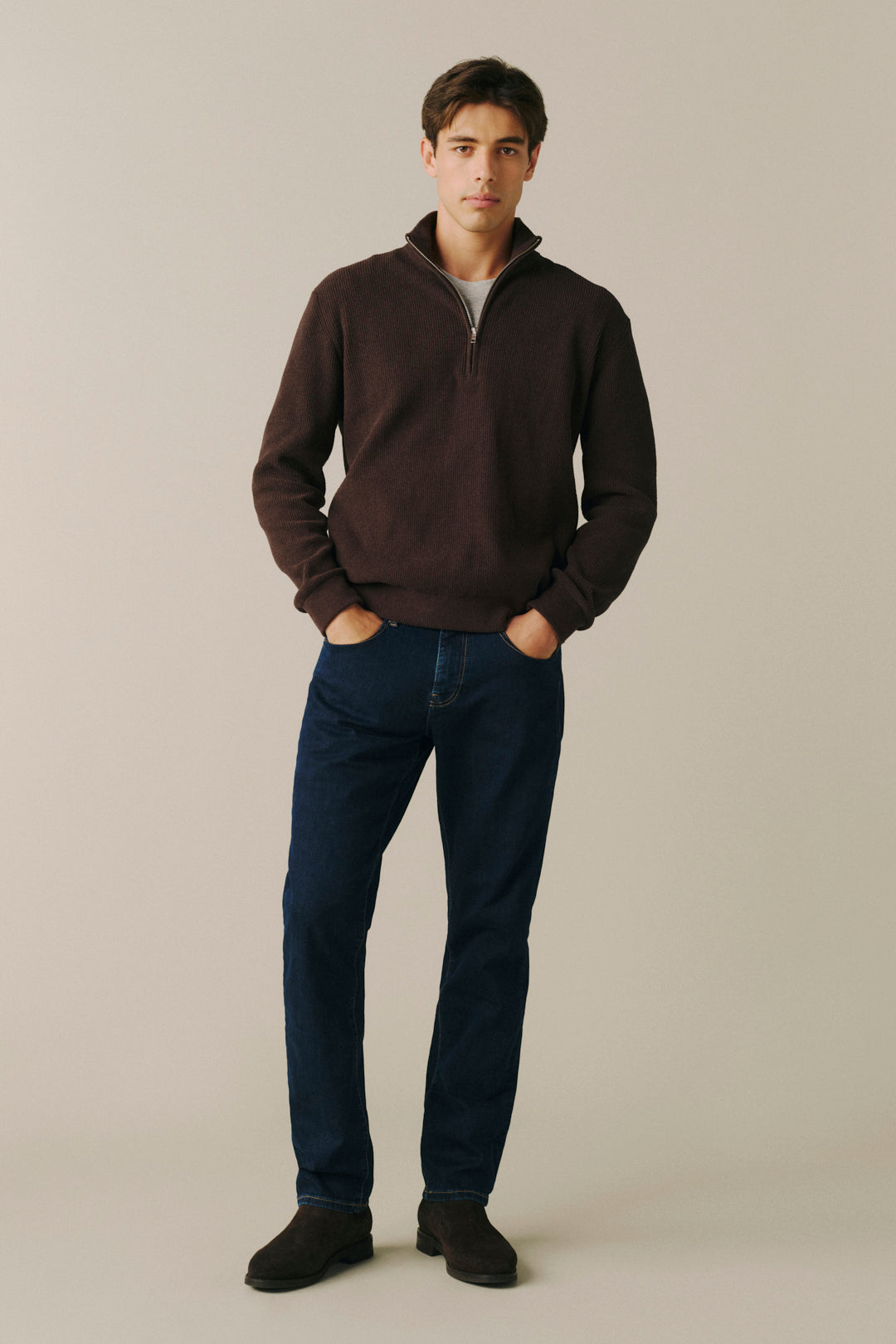 ORD Men's Straight jeans in After Dark, detail view