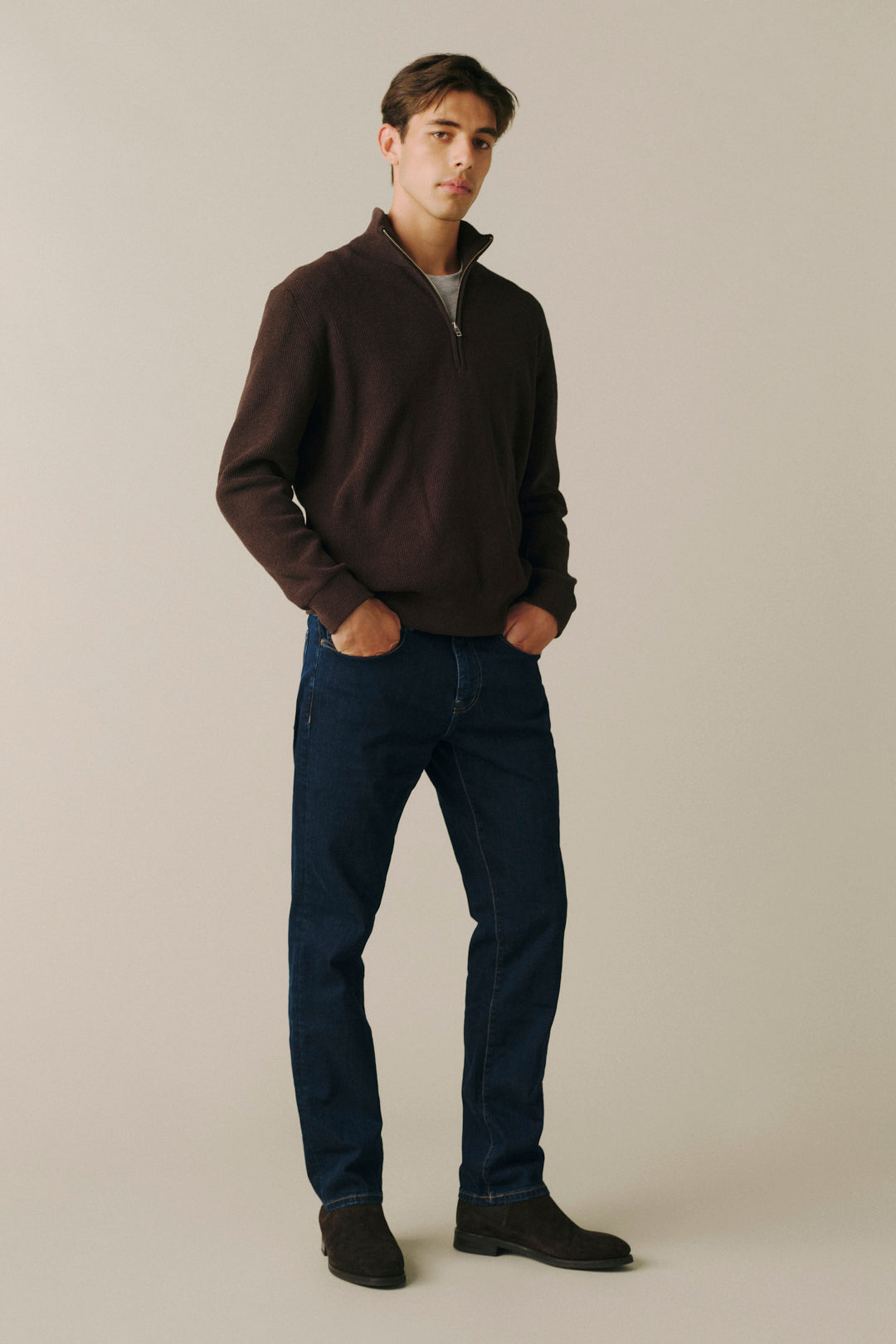 ORD Men's Straight jeans in After Dark, side view