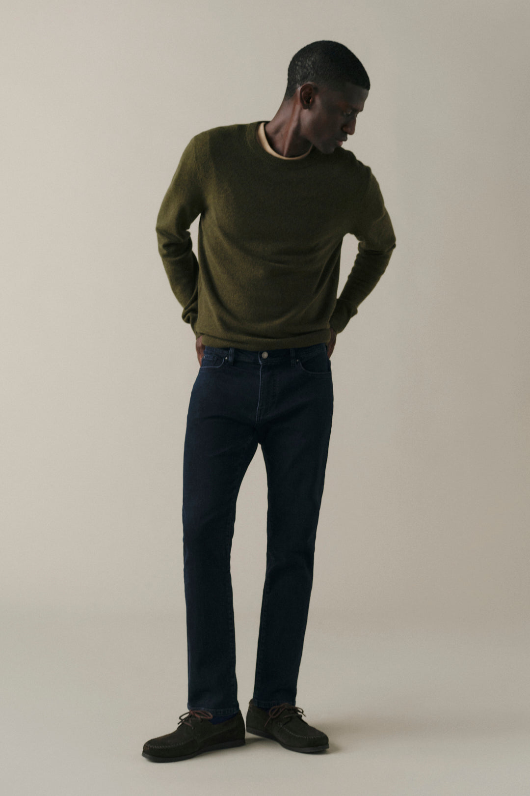 AMS Men's Slim jeans in Drive All Night, detail view