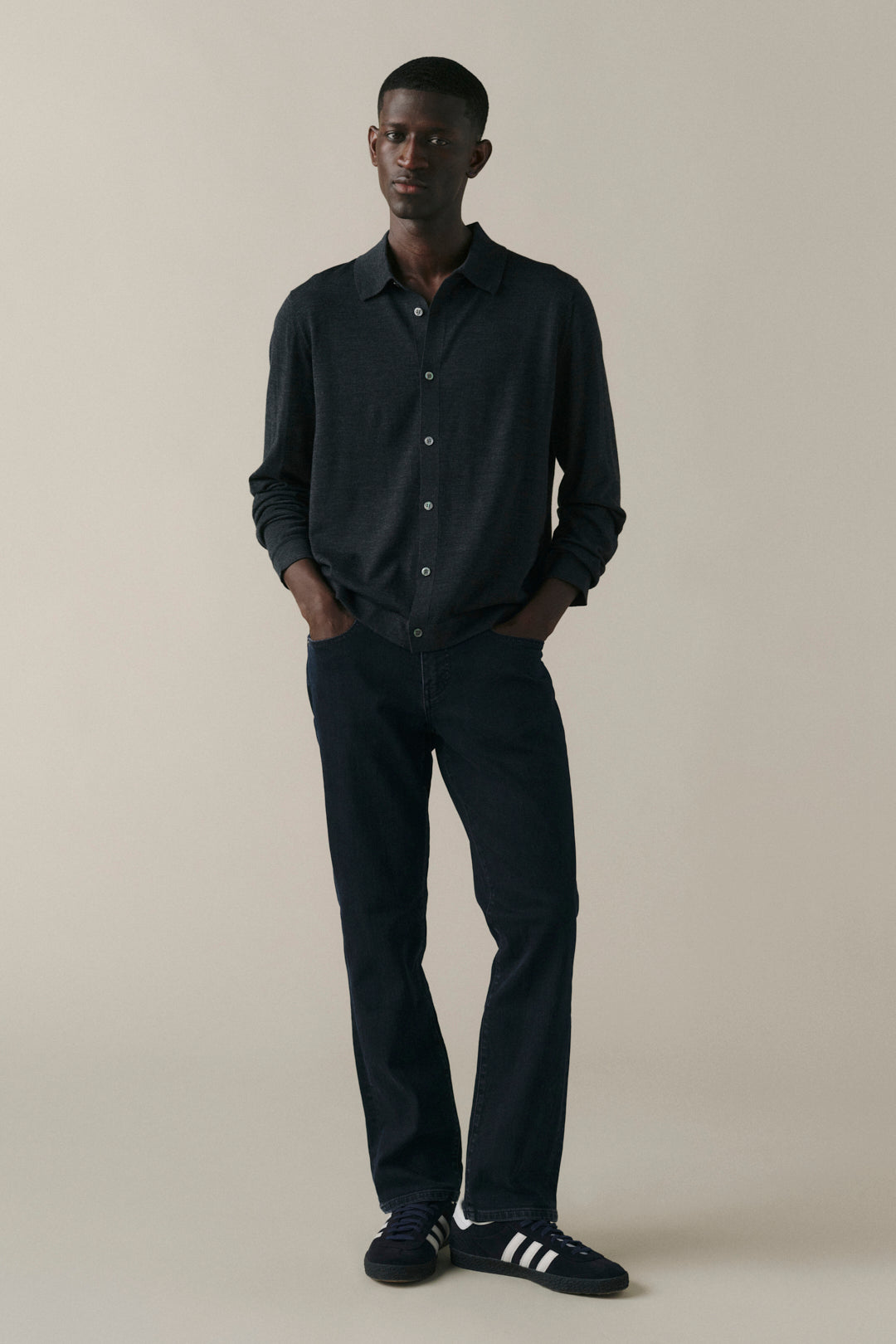 ORD Men's Straight jeans in Drive All Night, front view