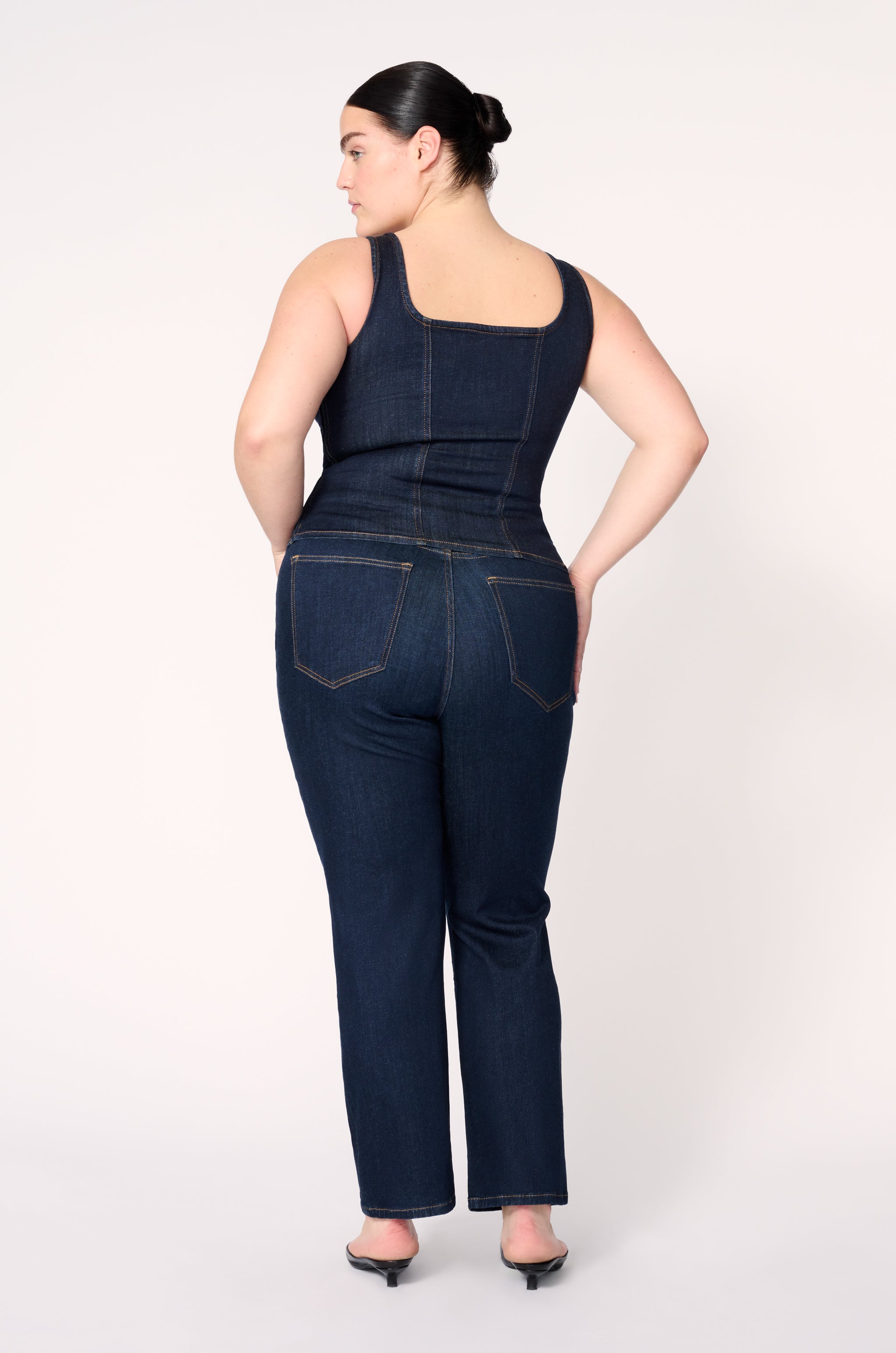SJD PLUS - DENIM TANK | LONG GONE