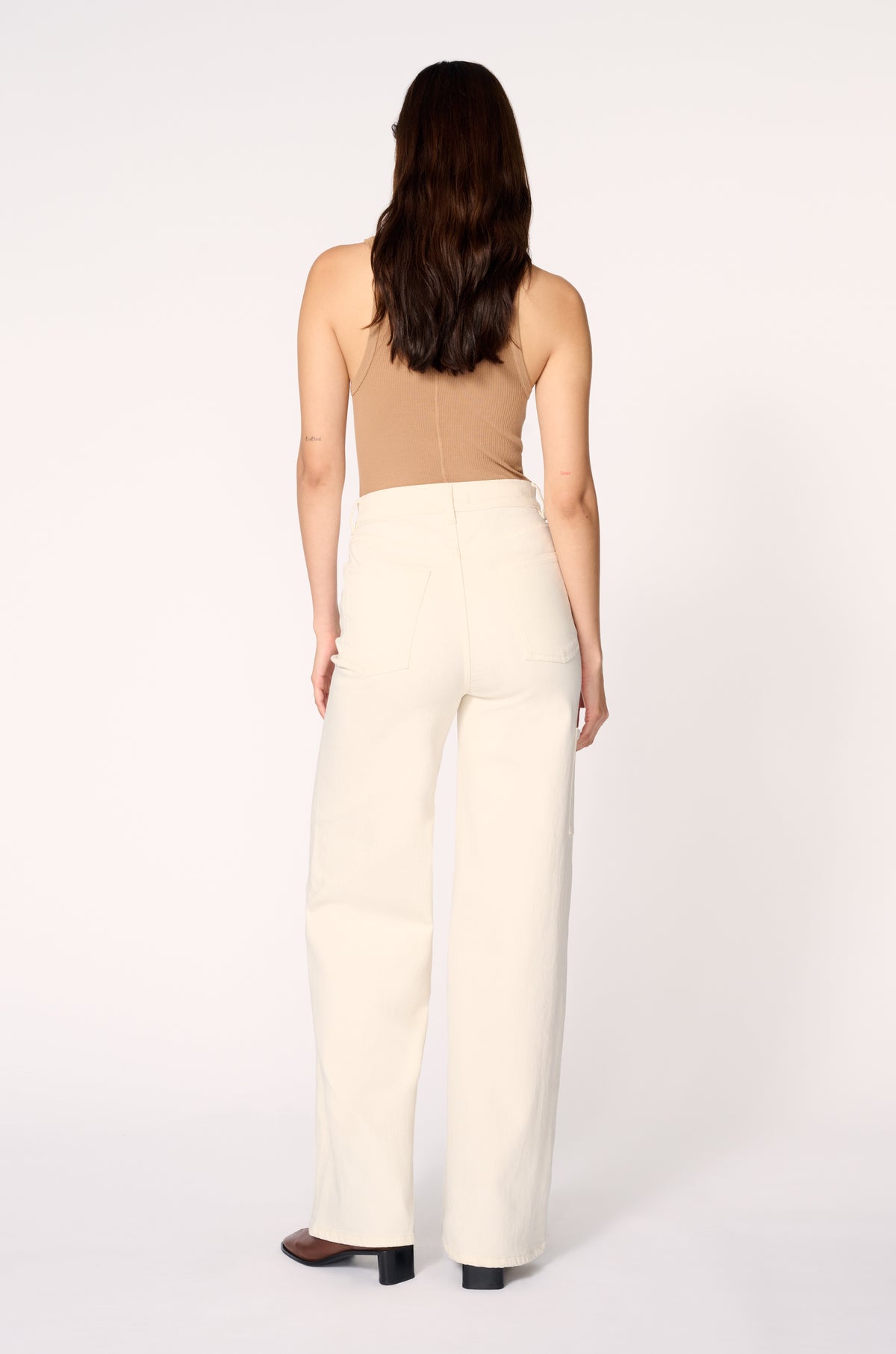 HOU - RELAXED WIDE LEG JEANS | CLOUD