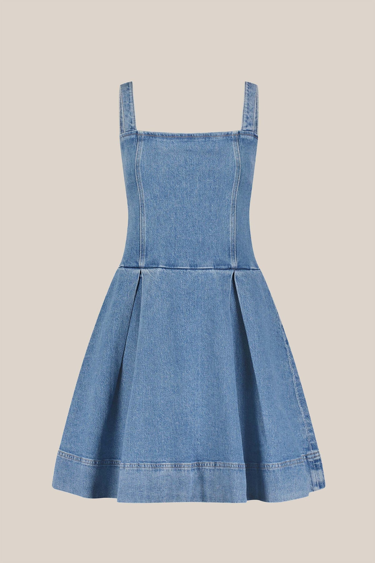 MEM PLUS - DENIM MINI DRESS | SILVERADO