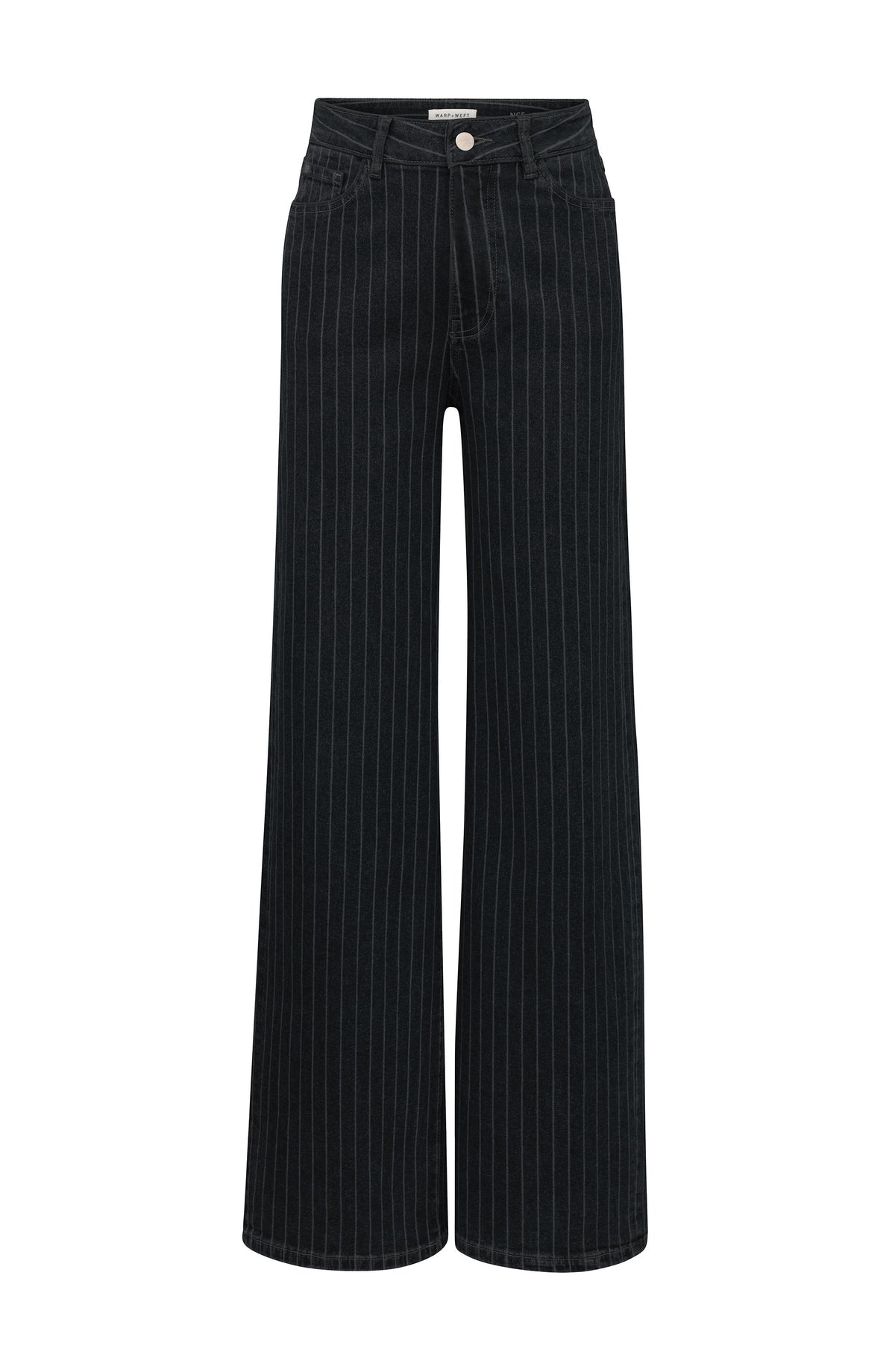 NCE - WIDE LEG JEANS | DARK PINSTRIPE