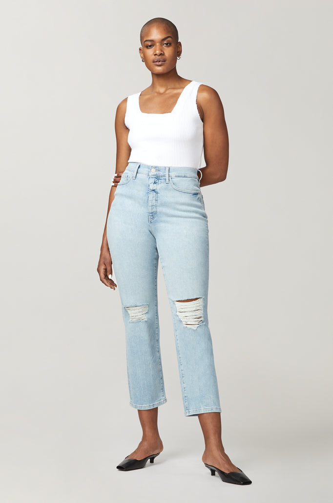 ASE - HIGH RISE STRAIGHT JEANS | 24 HOURS