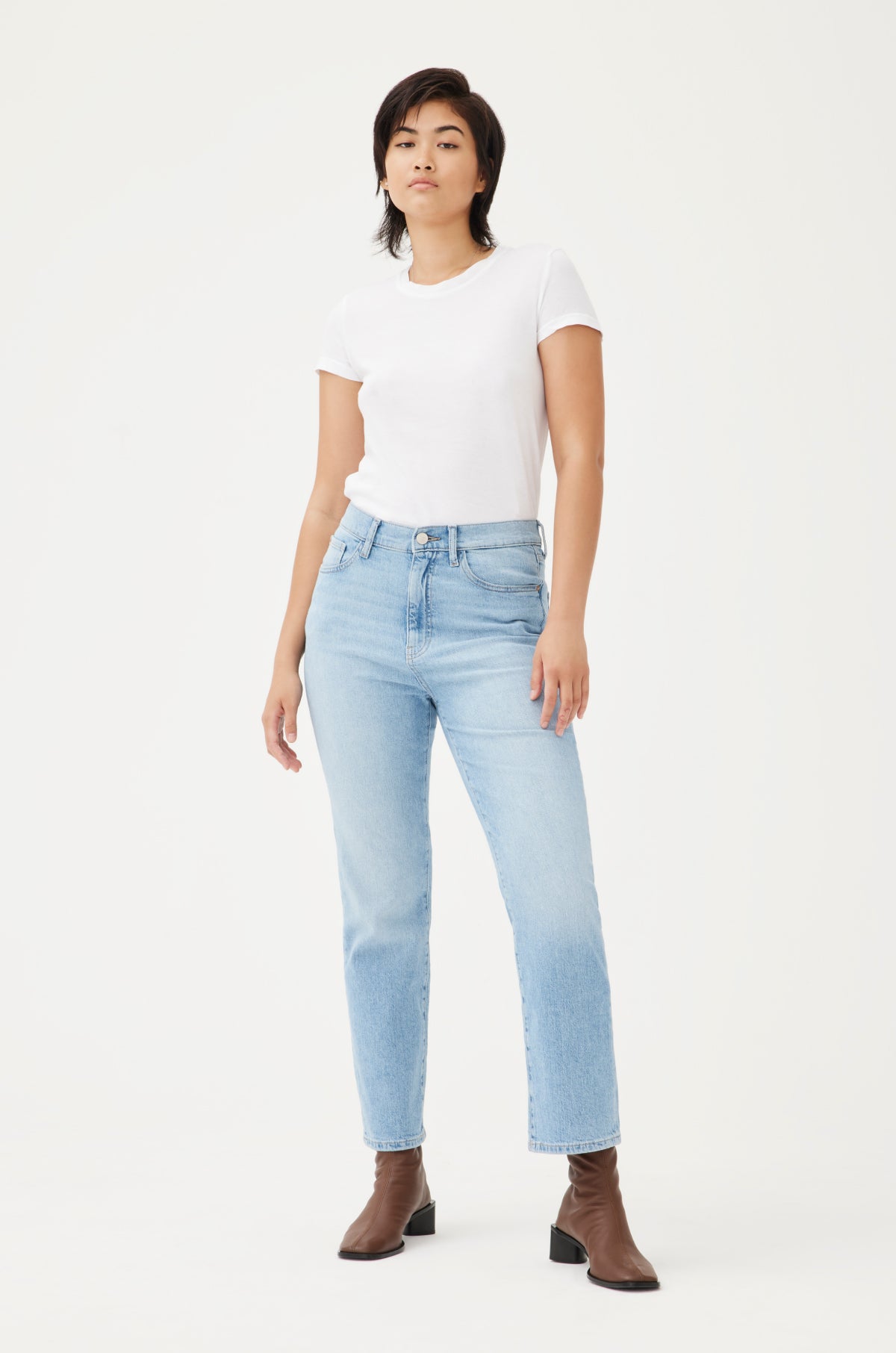 ASE - HIGH RISE STRAIGHT JEANS | FOREVER