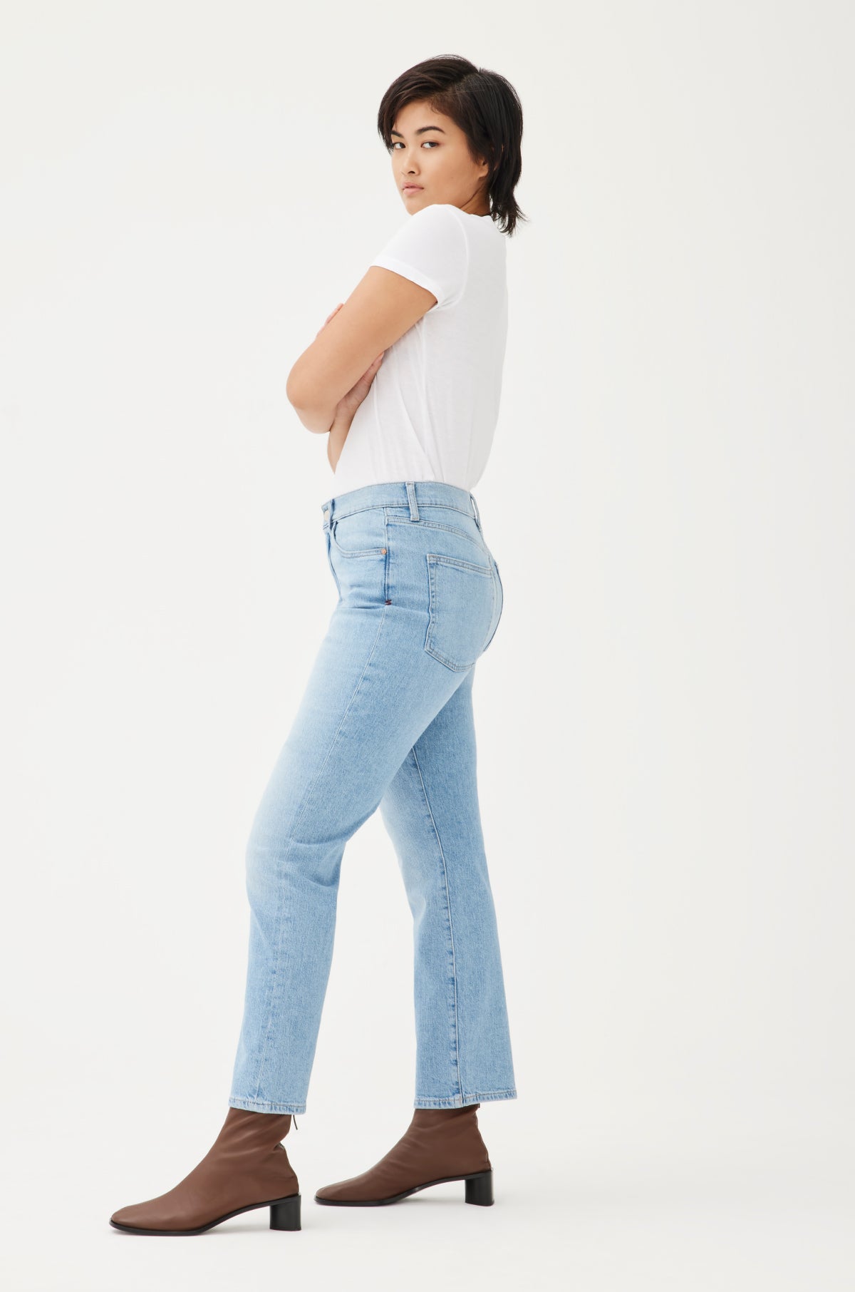 ASE - HIGH RISE STRAIGHT JEANS | DOPPELGANGER | Warp + Weft