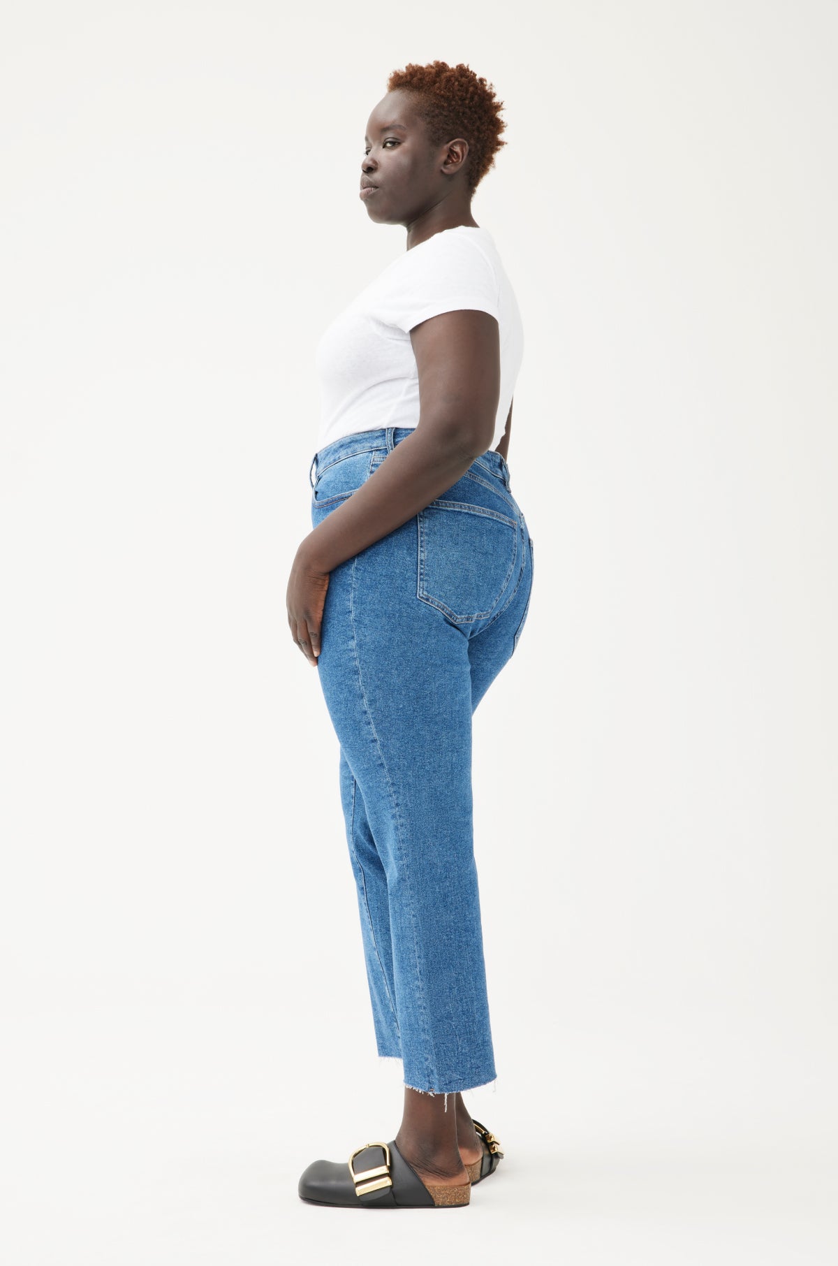 ASE PLUS - HIGH RISE STRAIGHT JEANS | PACIFIC