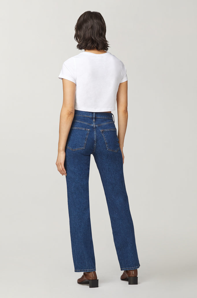 EZE - 90'S HIGH RISE LOOSE STRAIGHT JEANS | RIVERIE