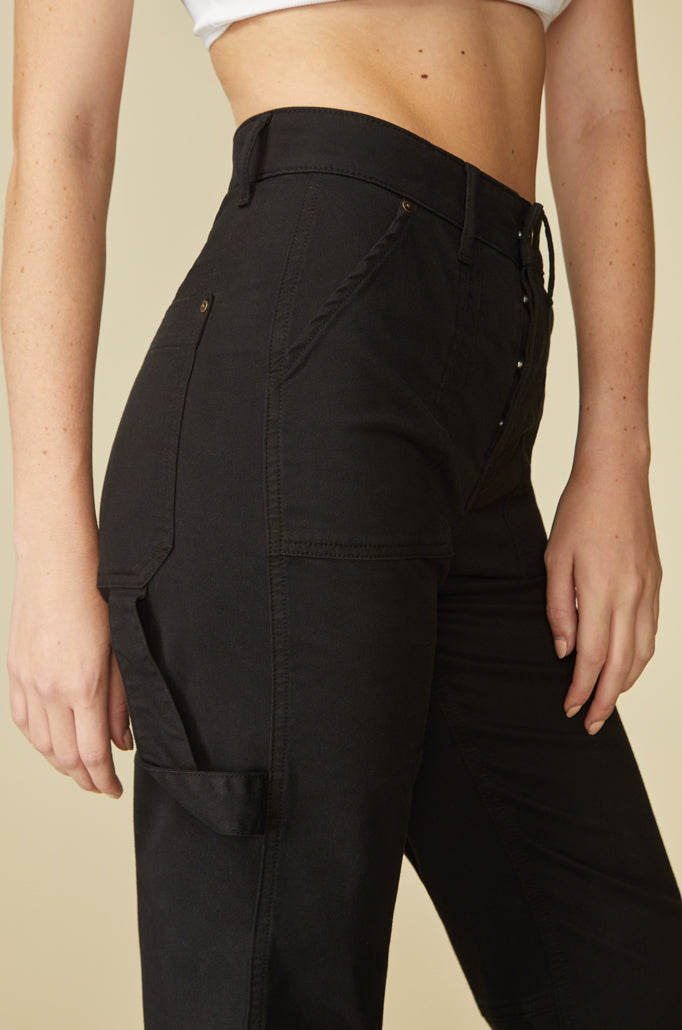 ASE UTILITY - HIGH RISE STRAIGHT JEANS | INKWELL | Warp + Weft