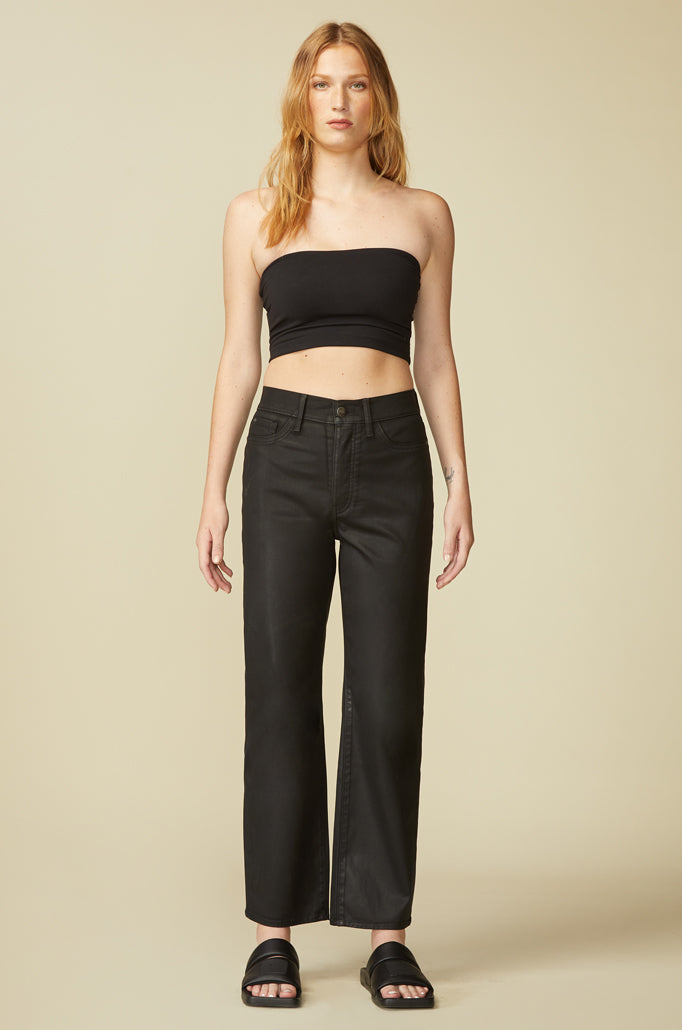 ASE - HIGH RISE STRAIGHT JEANS | ONYX