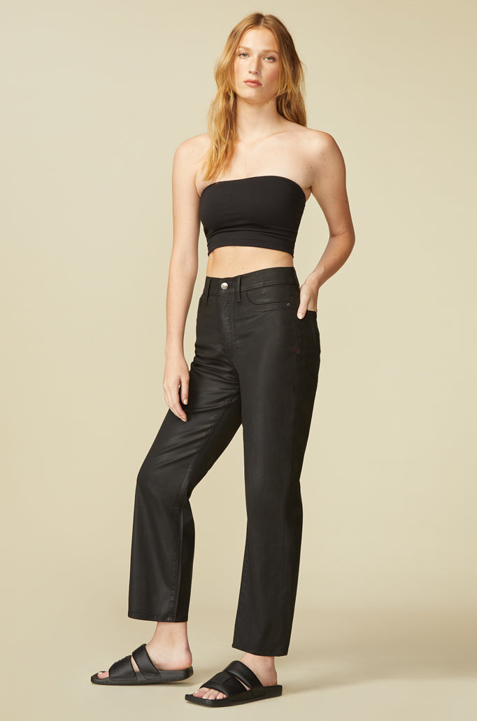 ASE - HIGH RISE STRAIGHT JEANS | ONYX