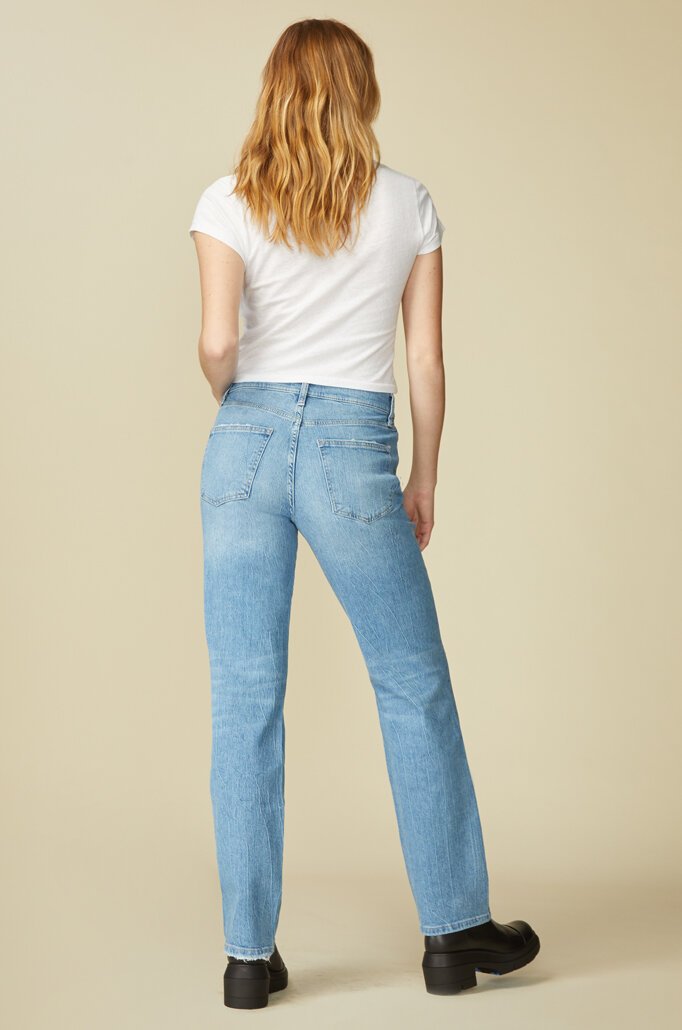 EZE - 90'S HIGH RISE LOOSE STRAIGHT JEANS | BRYNN | Warp + Weft