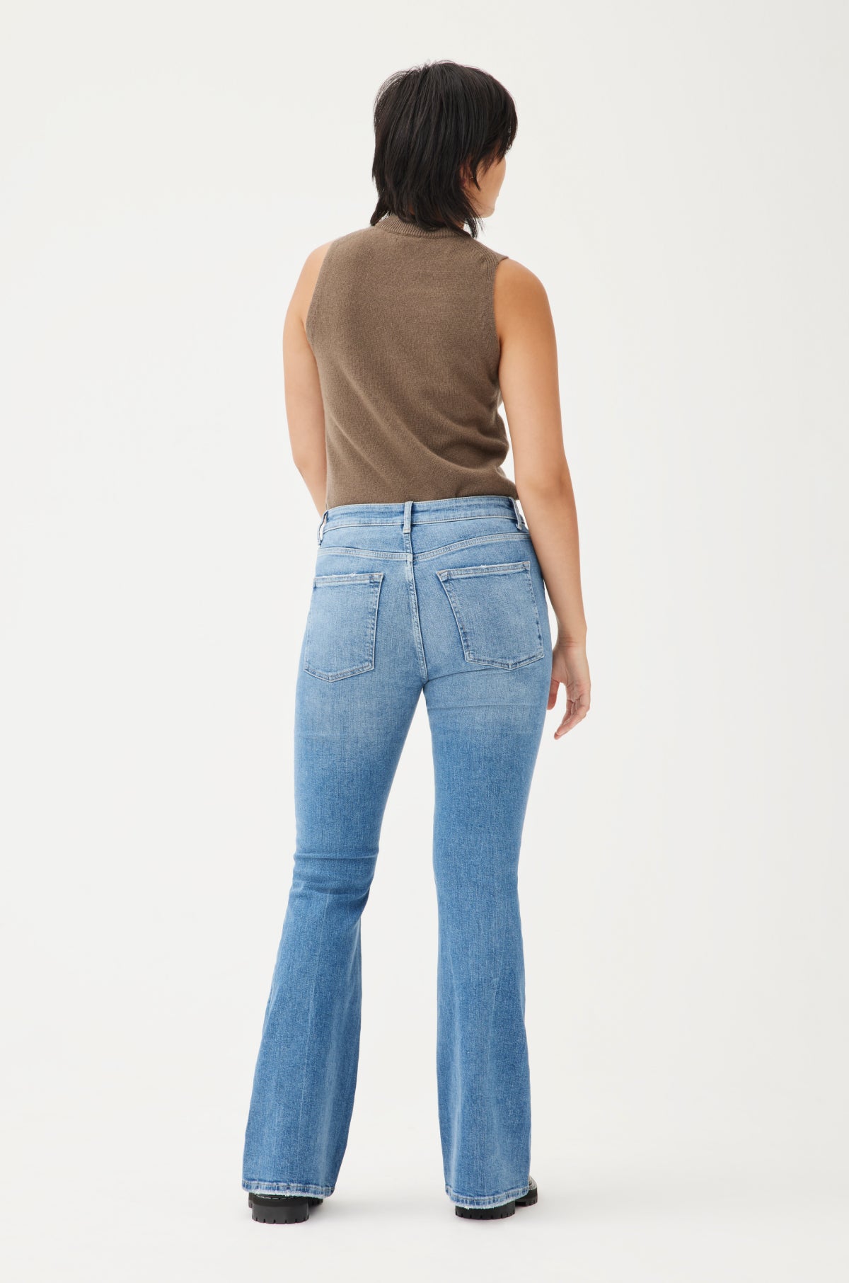 MIA - HIGH RISE FLARE JEANS, SMITH