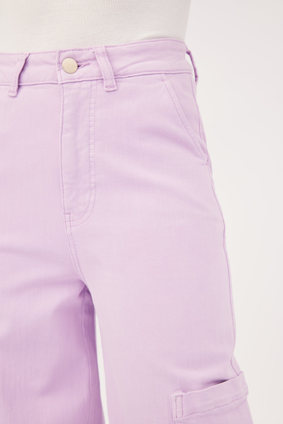 Blush Pink cotton straight pant for women - Kiran's Boutique